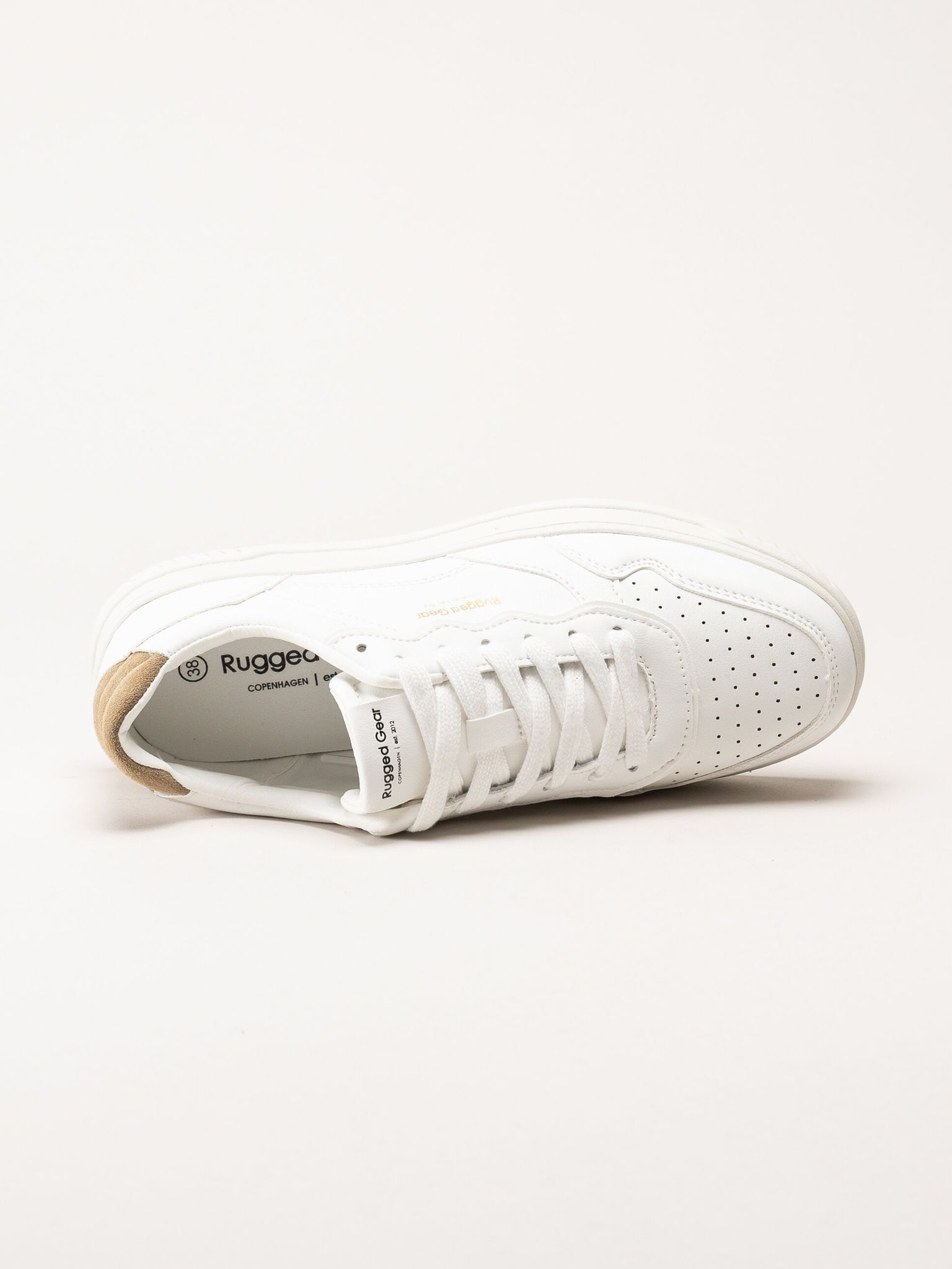 Rugged Gear - Simple White - Vita sneakers