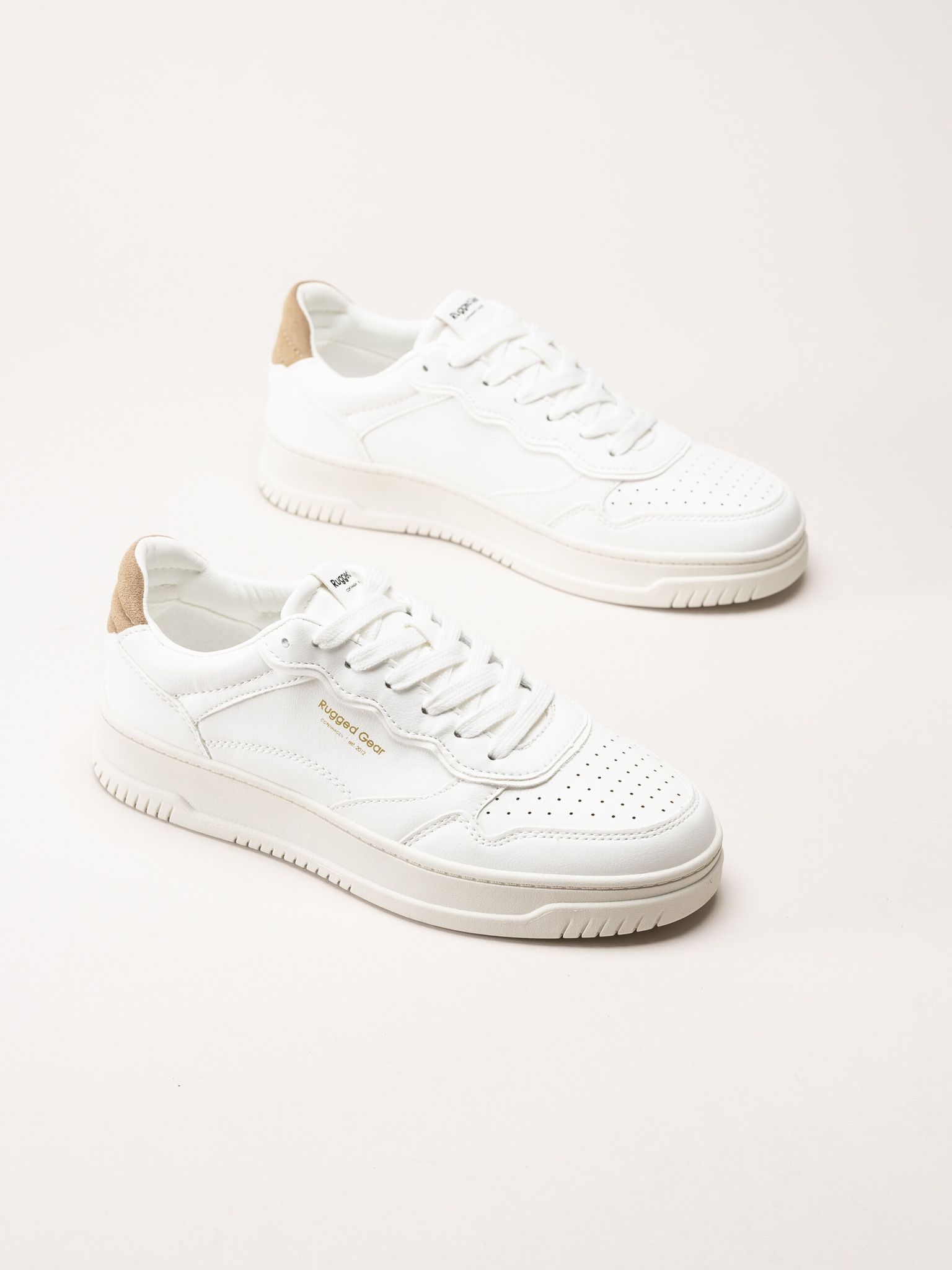 Rugged Gear - Simple White - Vita sneakers