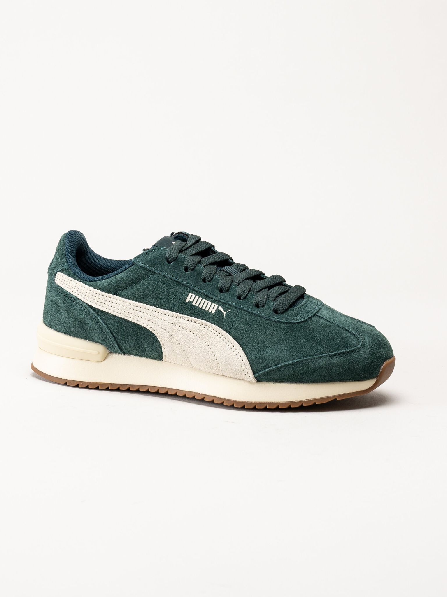 Puma - R78 Wind Sd - Gröna sneakers i mocka