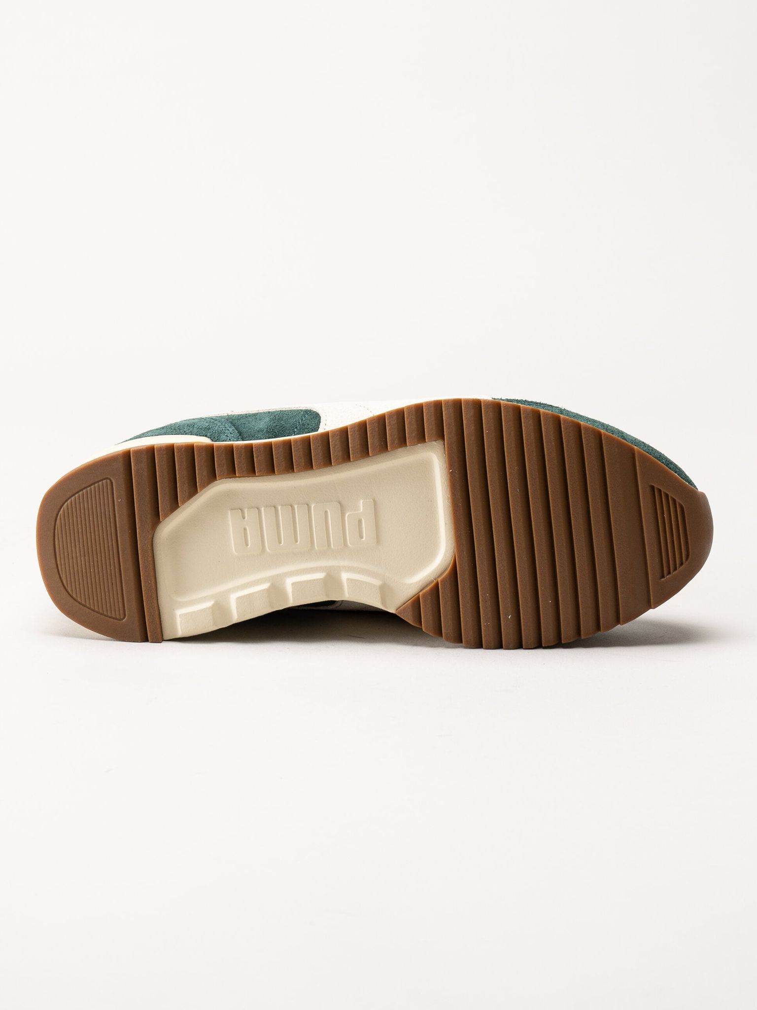Puma - R78 Wind Sd - Gröna sneakers i mocka