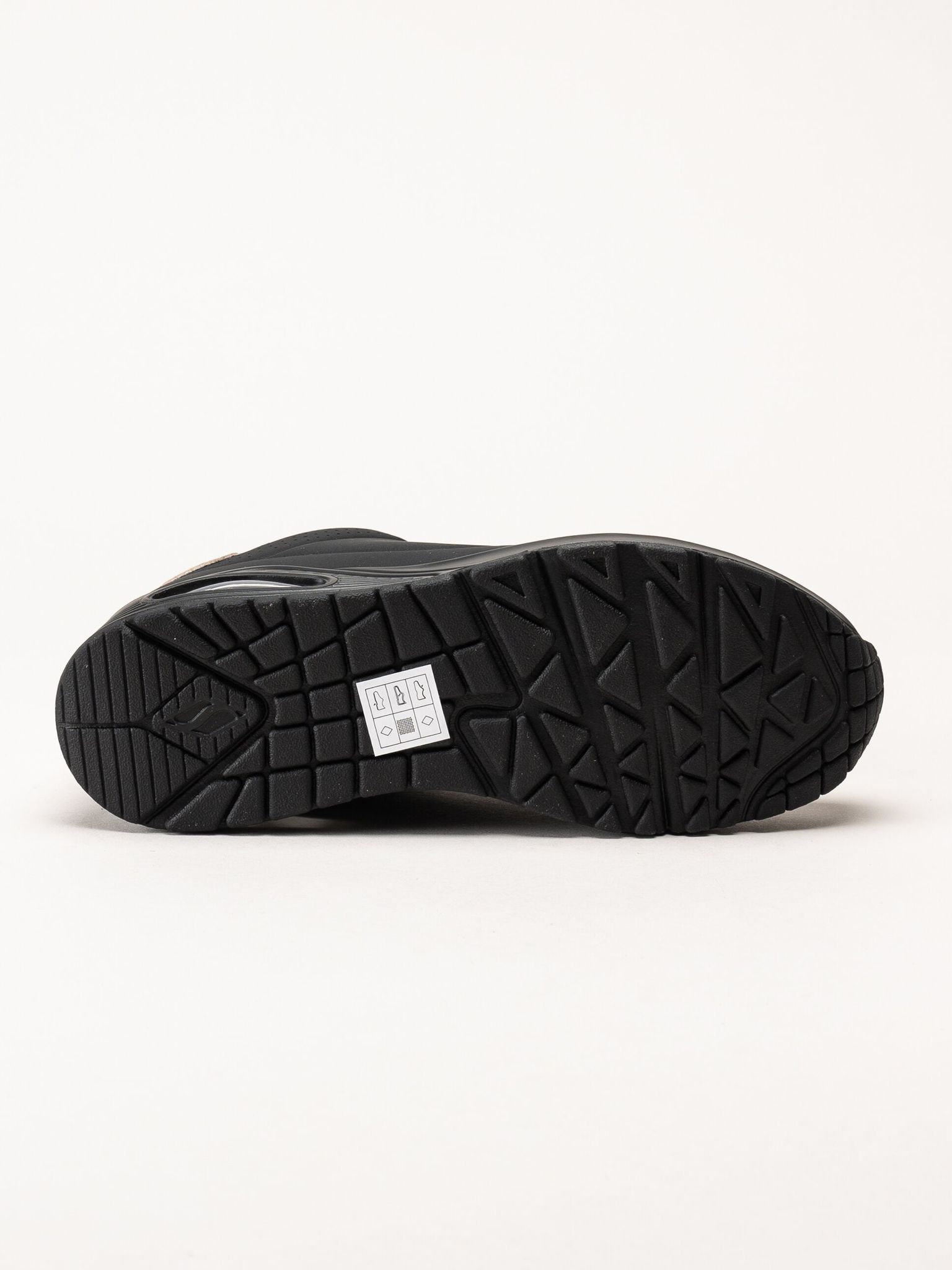 Skechers - Uno - Golden Air - Svarta sneakers i skinnimitation