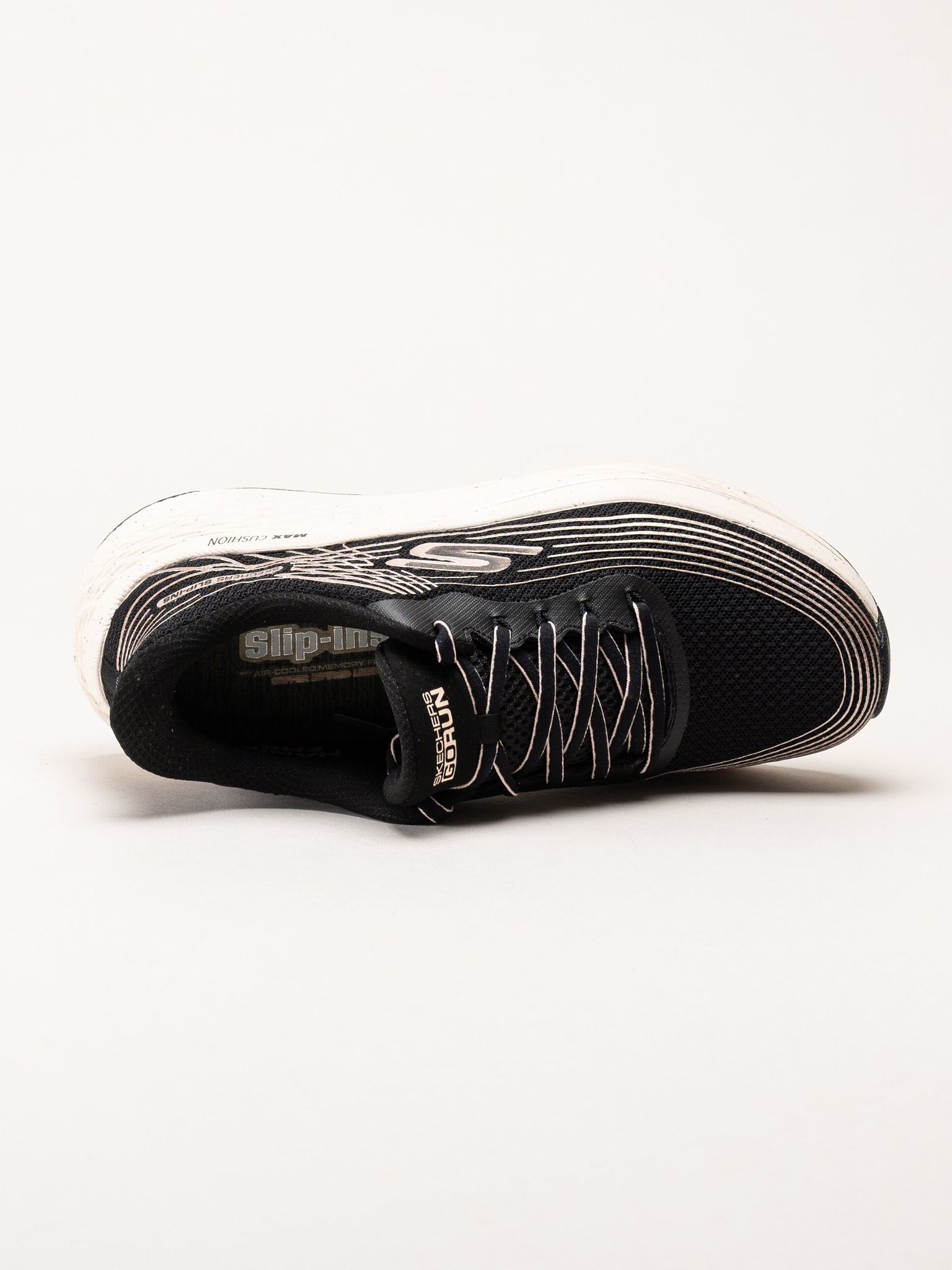 Skechers - Slip-Ins Max Cushioning Elite - Svarta slip-ins sportskor