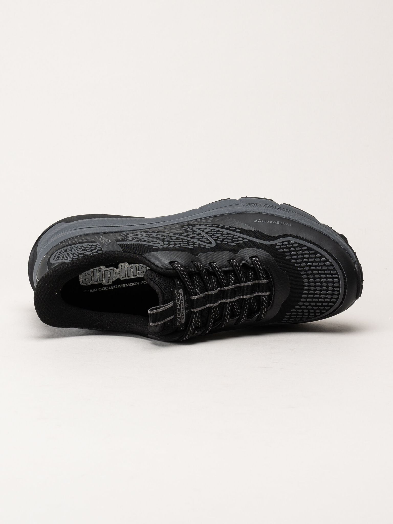 Skechers - Slip-Ins Switch Back - Mist - Svarta slip-ins sportskor