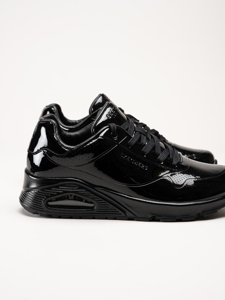 Skechers - Uno - Shiny One - Svarta sneakers i syntetlack
