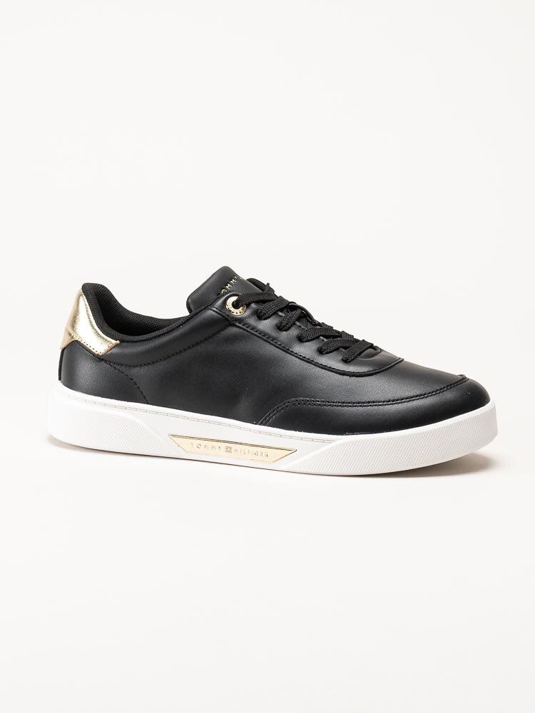 Tommy Hilfiger - Essential Chic Court - Svarta sneakers i skinn