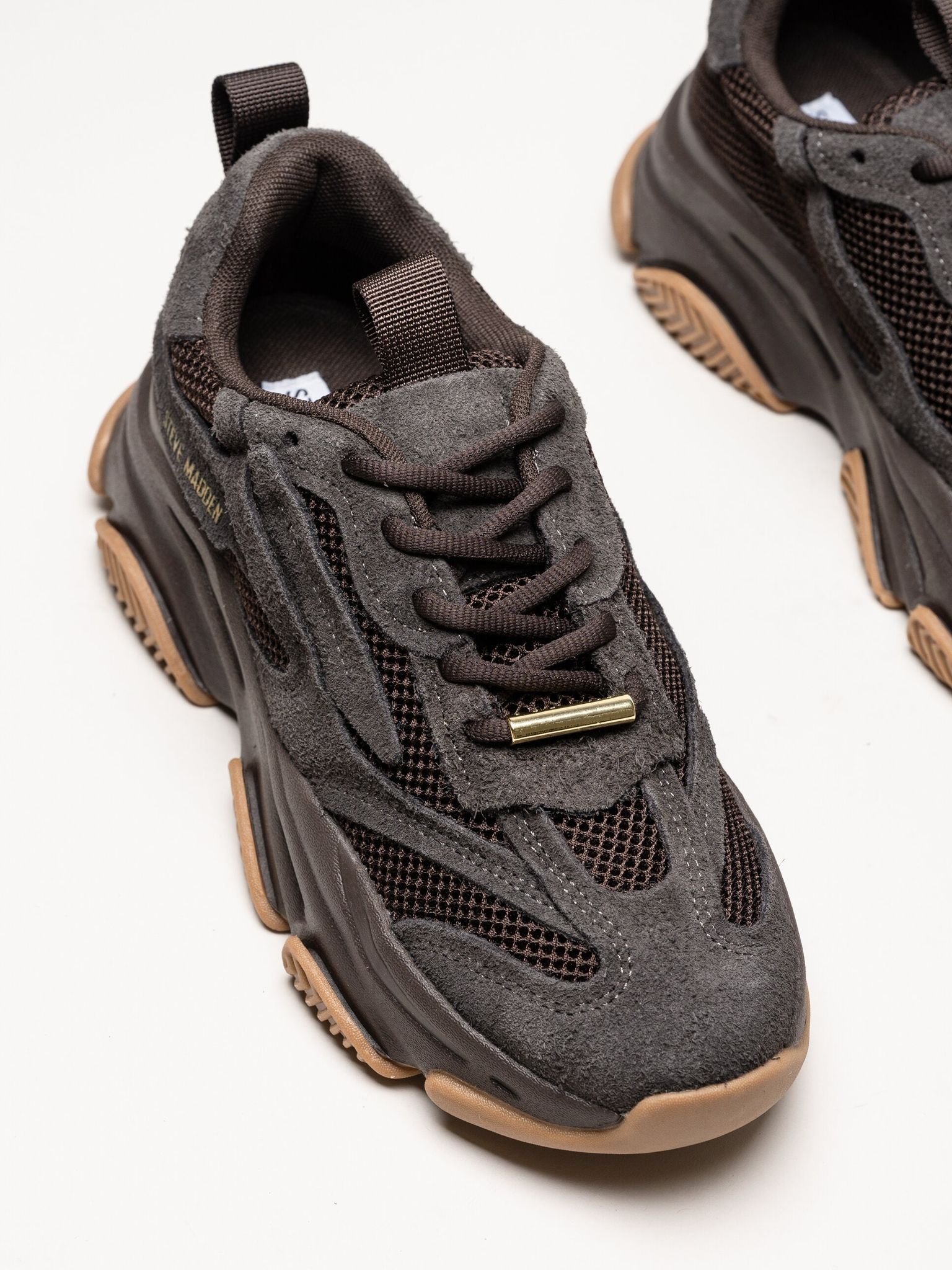 Steve Madden - Possession-E - Mörkbruna chunky sneakers