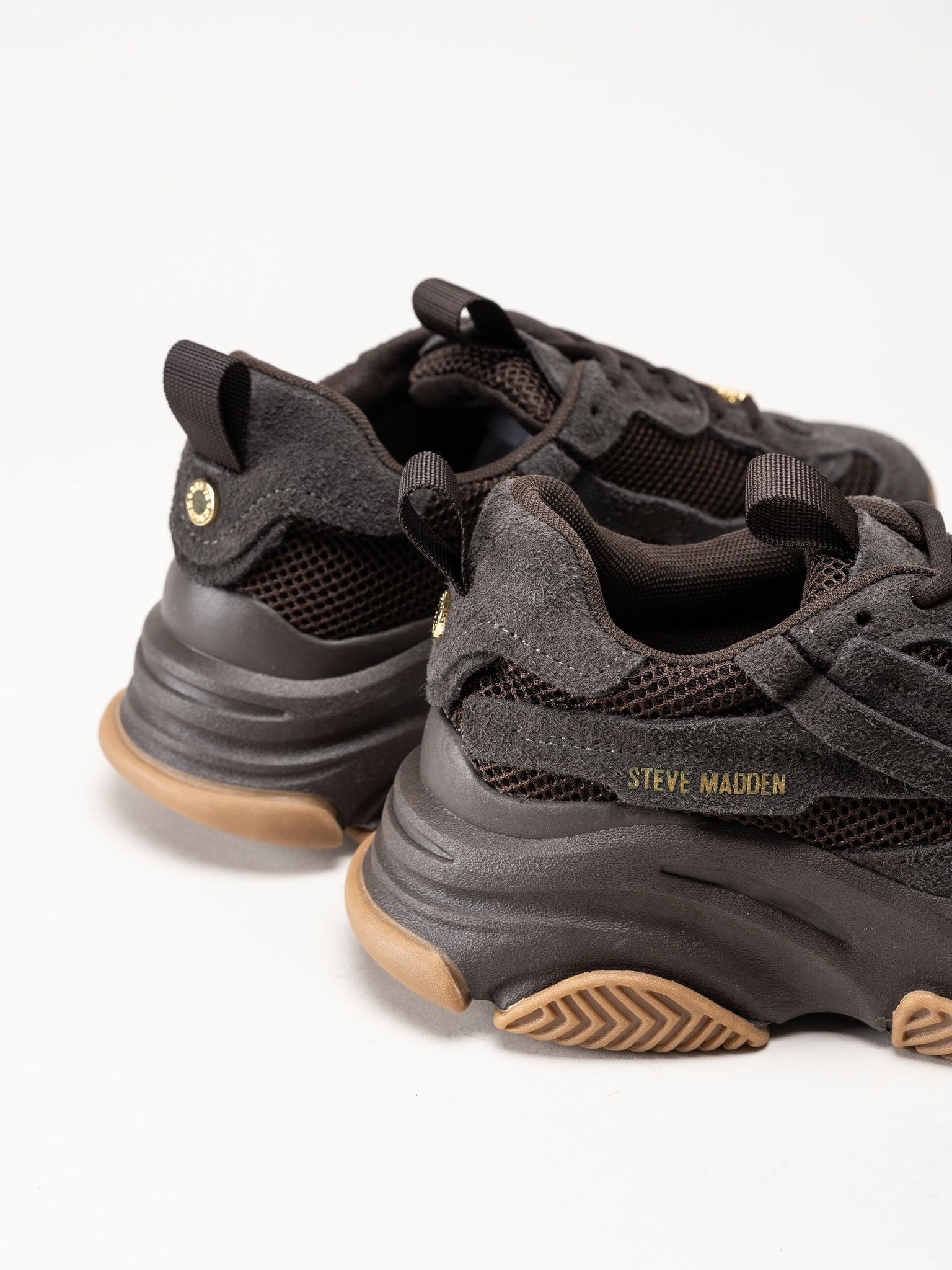 Steve Madden - Possession-E - Mörkbruna chunky sneakers