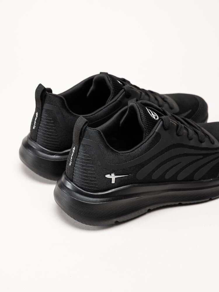 Tamaris Comfort - Svarta sportiga sneakers i textil