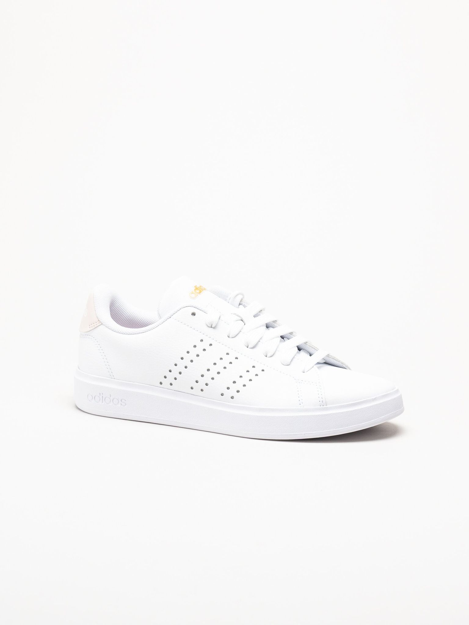 Adidas - Advantage 2.0 - Vita sneakers i skinnimitation