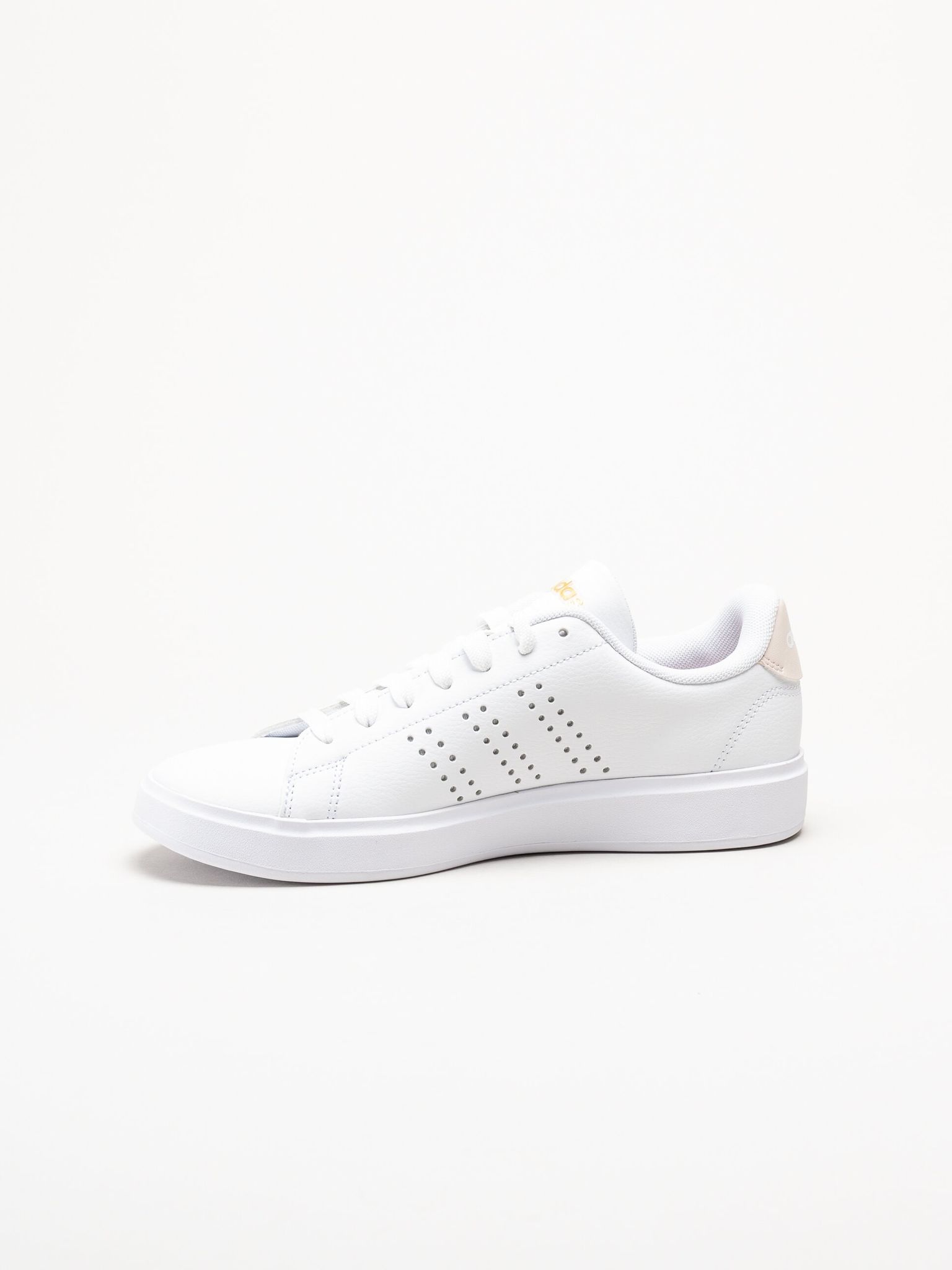 Adidas - Advantage 2.0 - Vita sneakers i skinnimitation