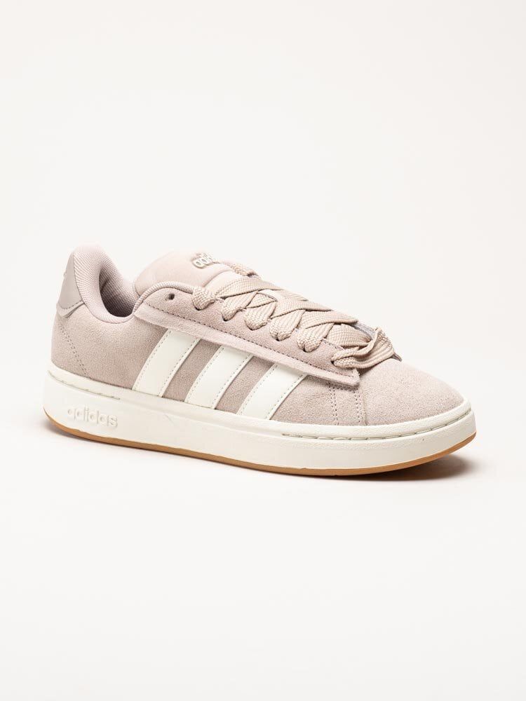 Adidas - Grand Court Alpha 00s - Rosa sneakers i mocka