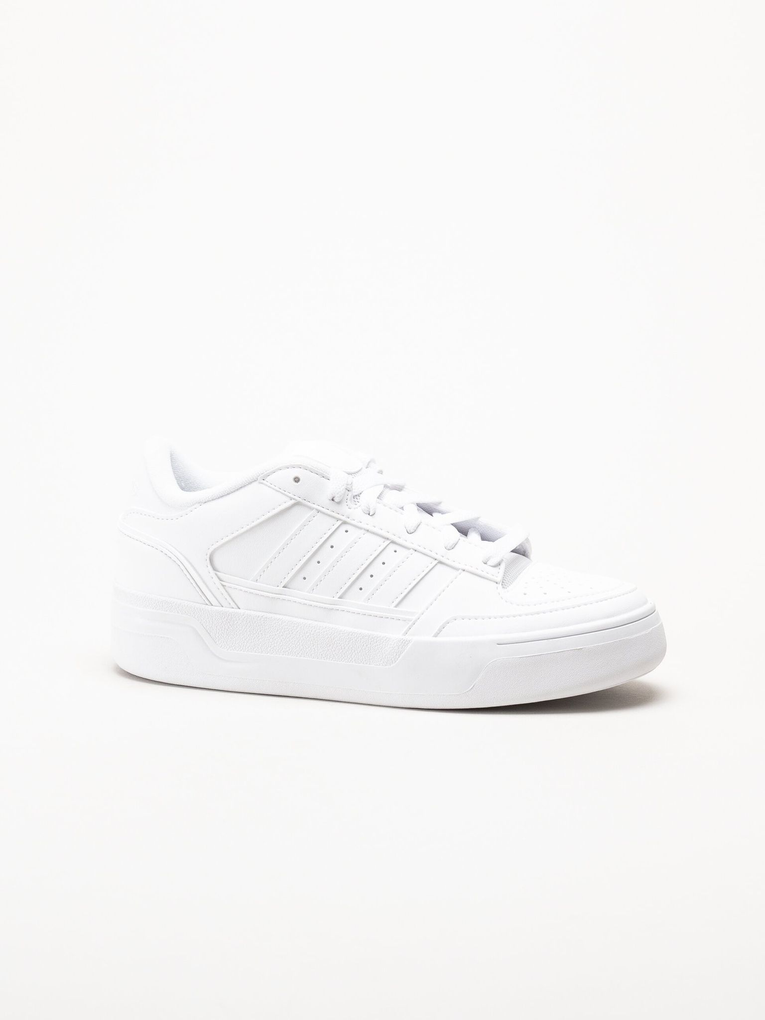 Adidas - Break Start Bold W - Vita sneakers i skinnimitation