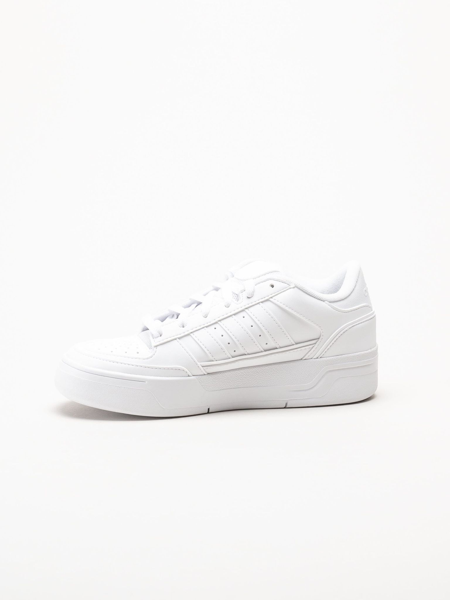 Adidas - Break Start Bold W - Vita sneakers i skinnimitation