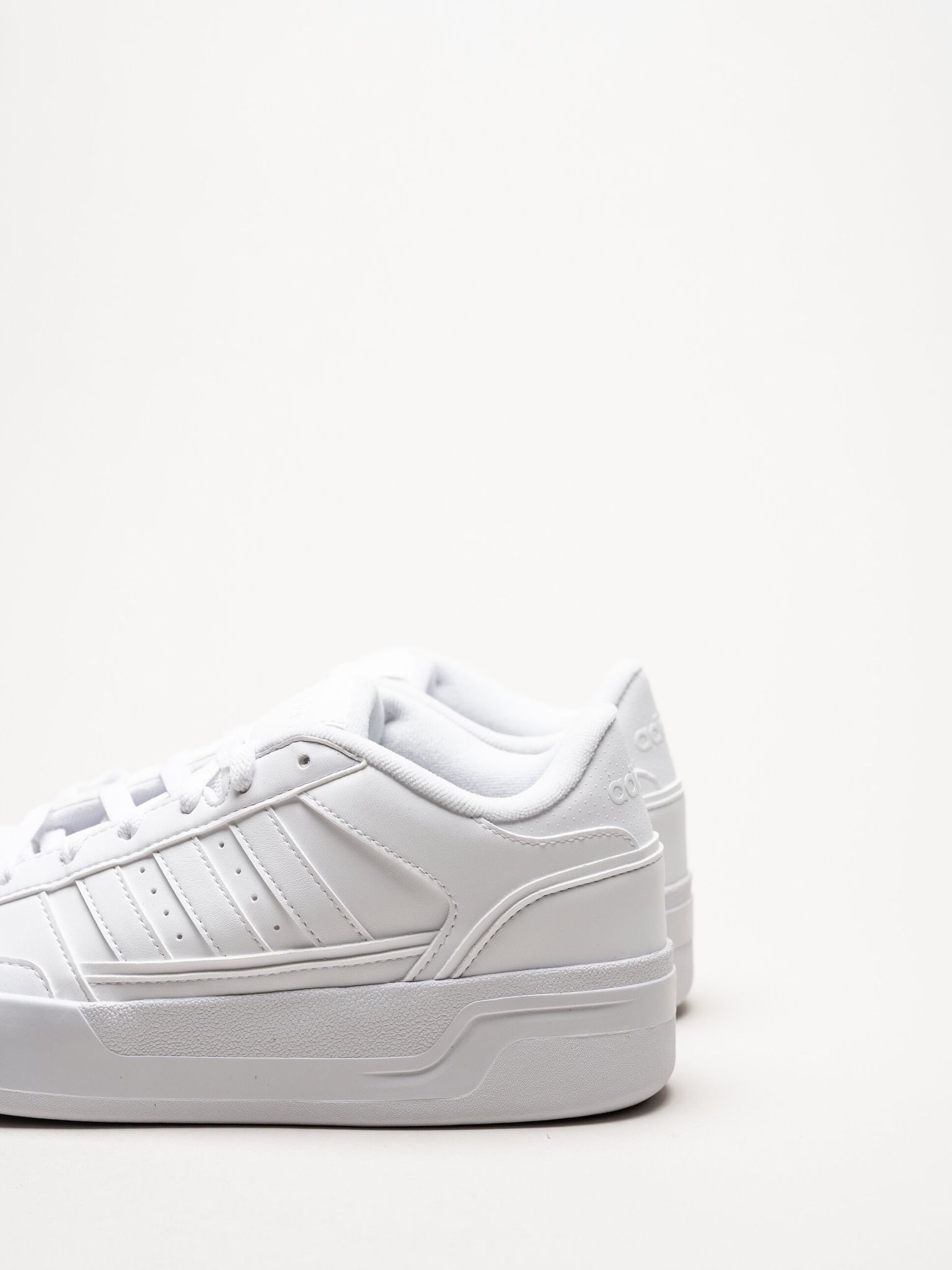 Adidas - Break Start Bold W - Vita sneakers i skinnimitation