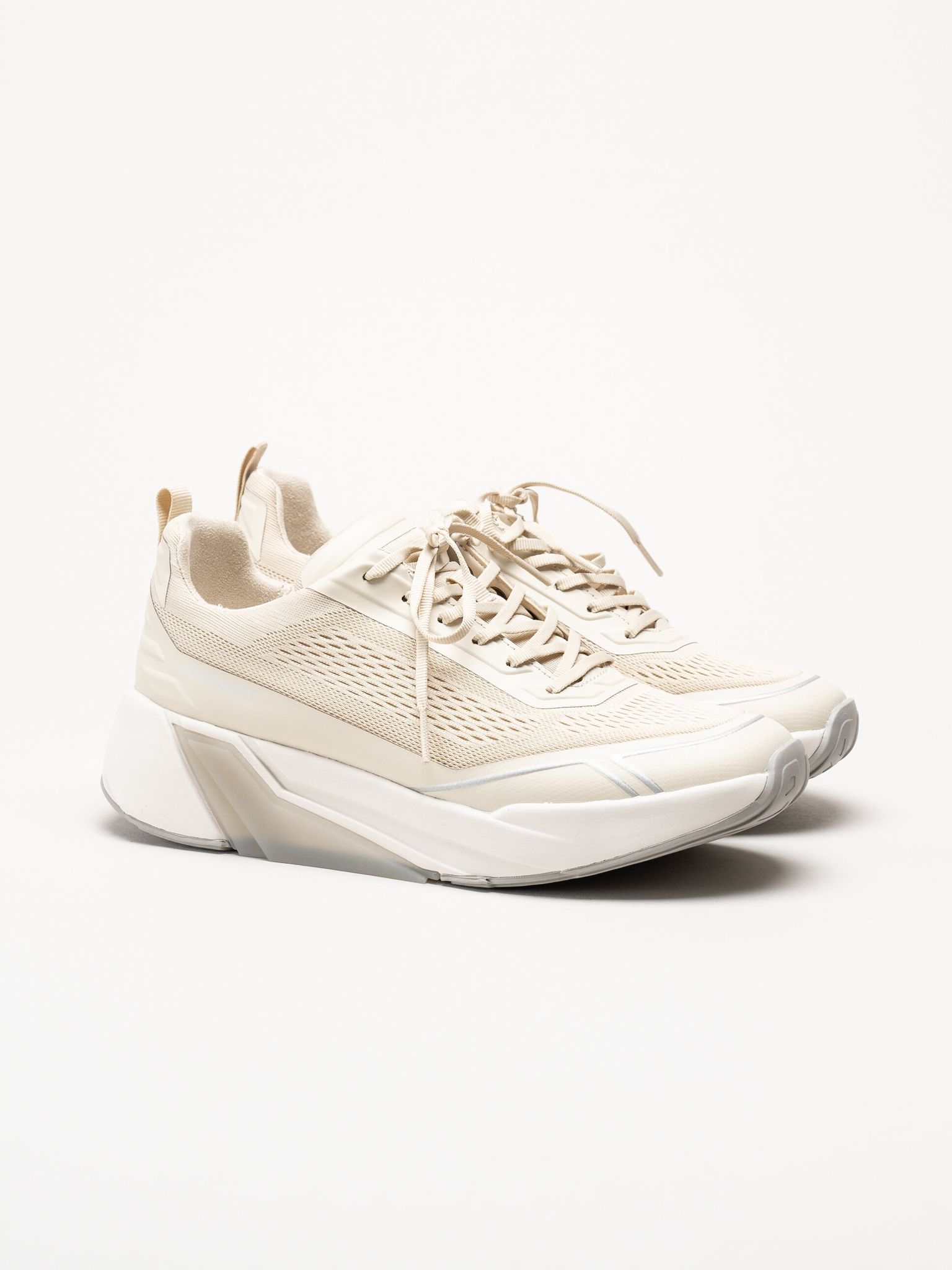 Gabor - Beige sneakers i mesh