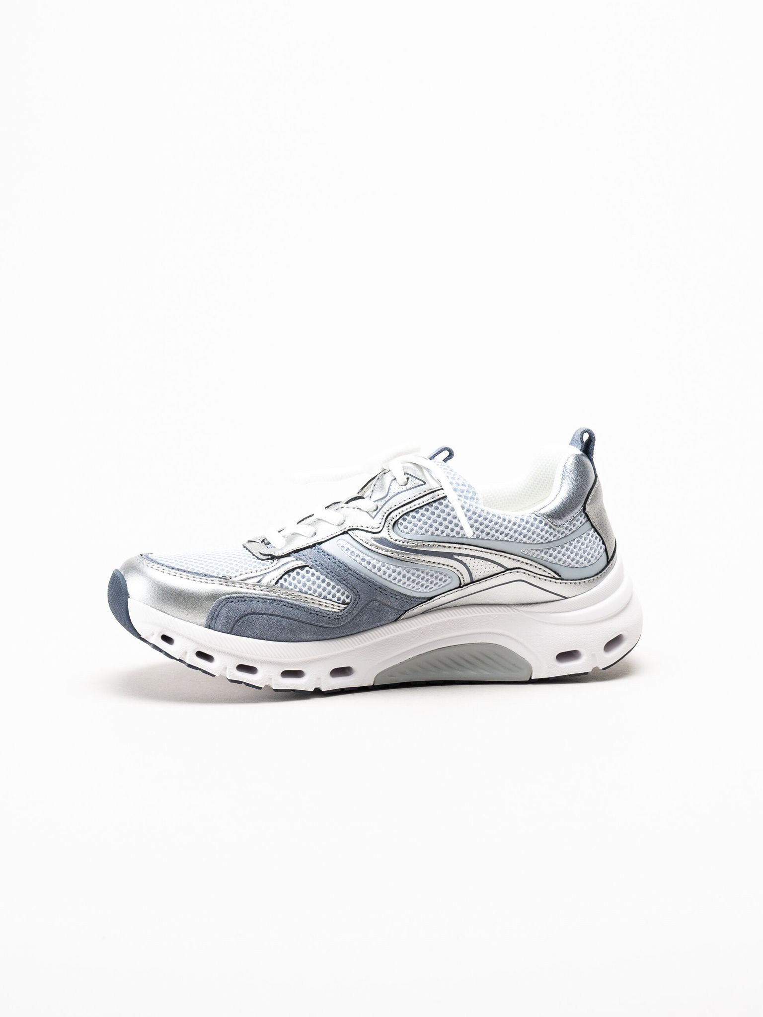 Gabor - Ljusblå sneakers i mesh