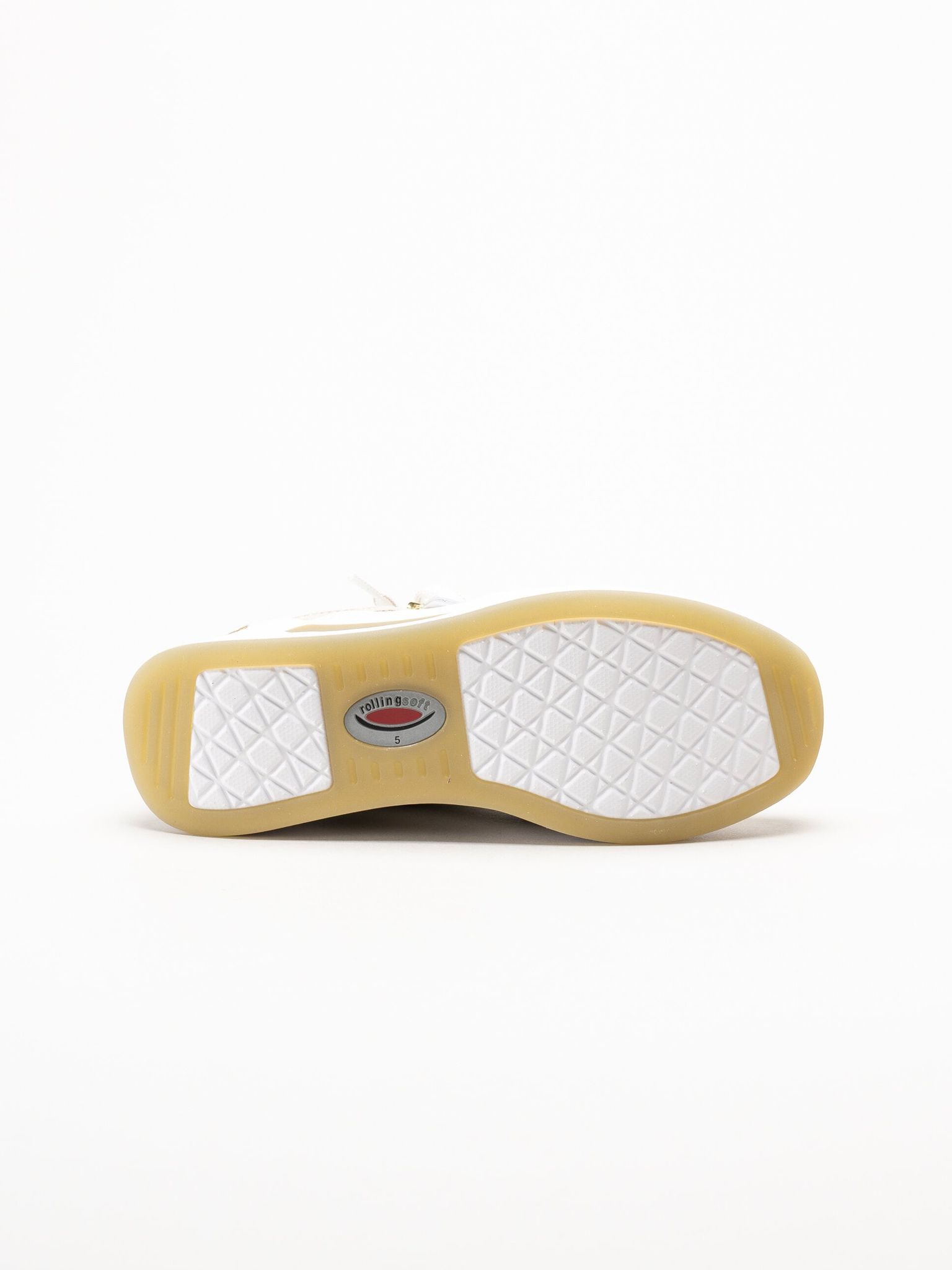 Gabor - Vita sneakers i skinn och mocka