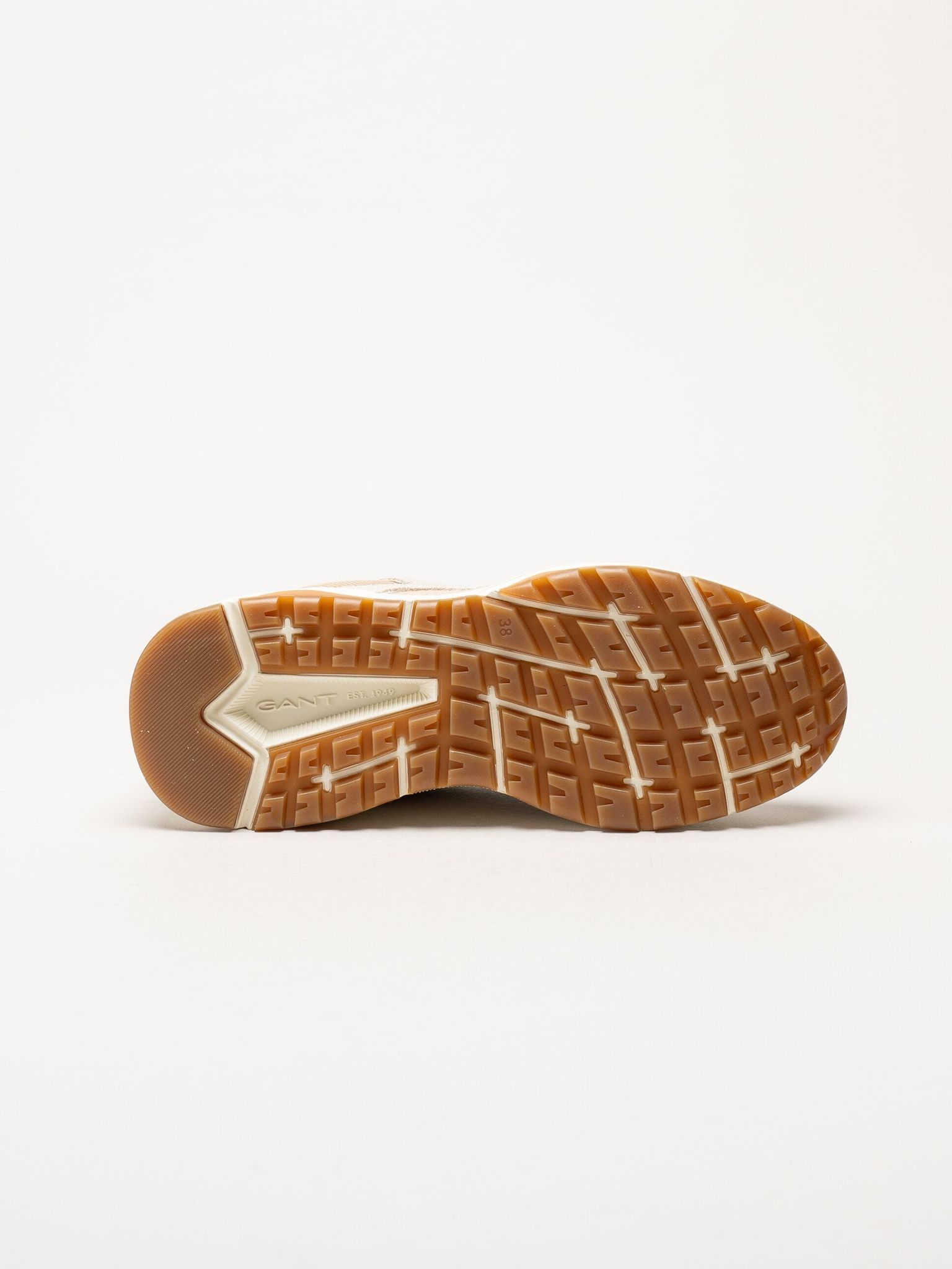 Gant Footwear - Newile - Beige sneakers i textil och skinn