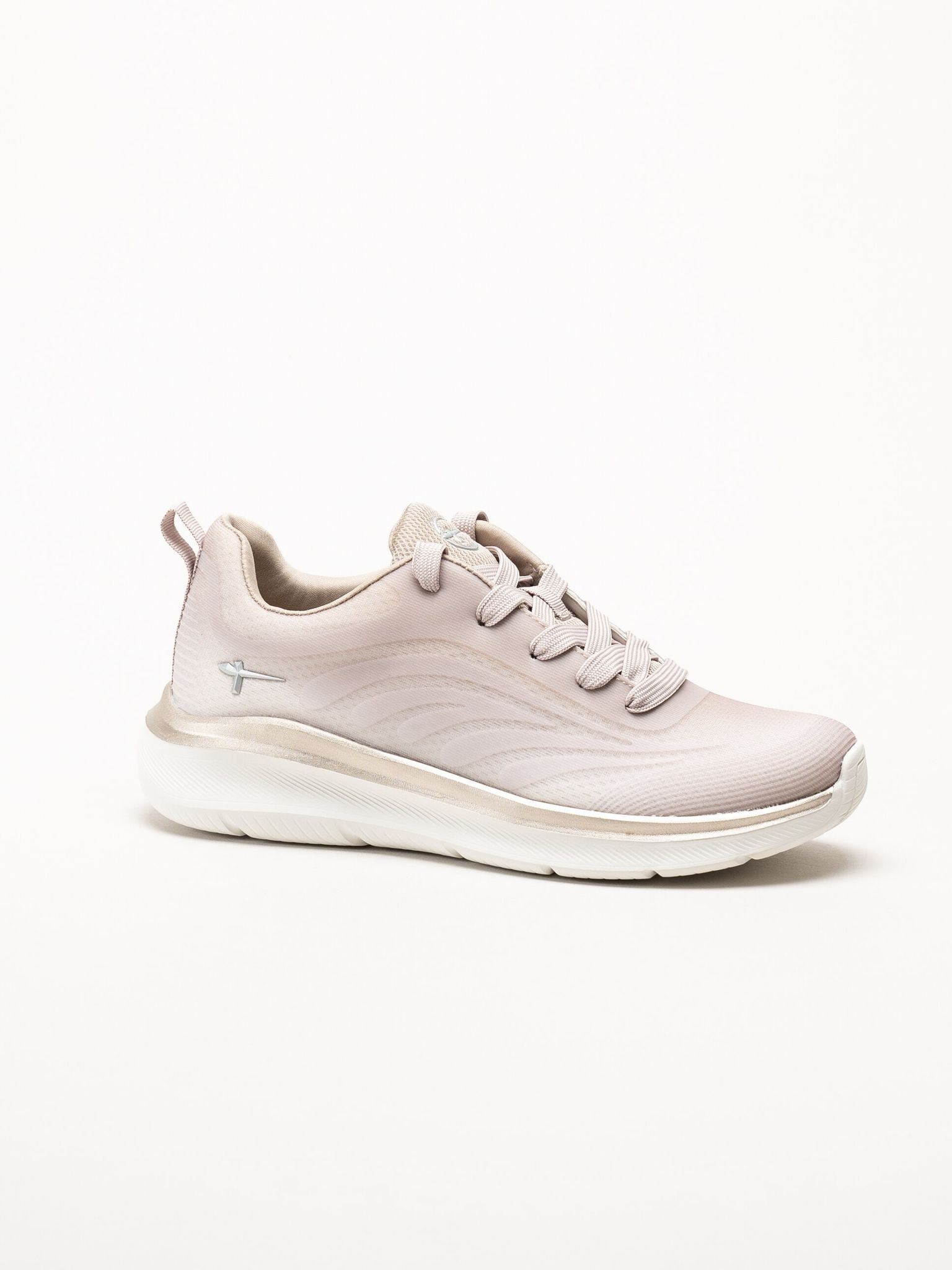 Tamaris - Wide fit - Beige sneakers i mesh