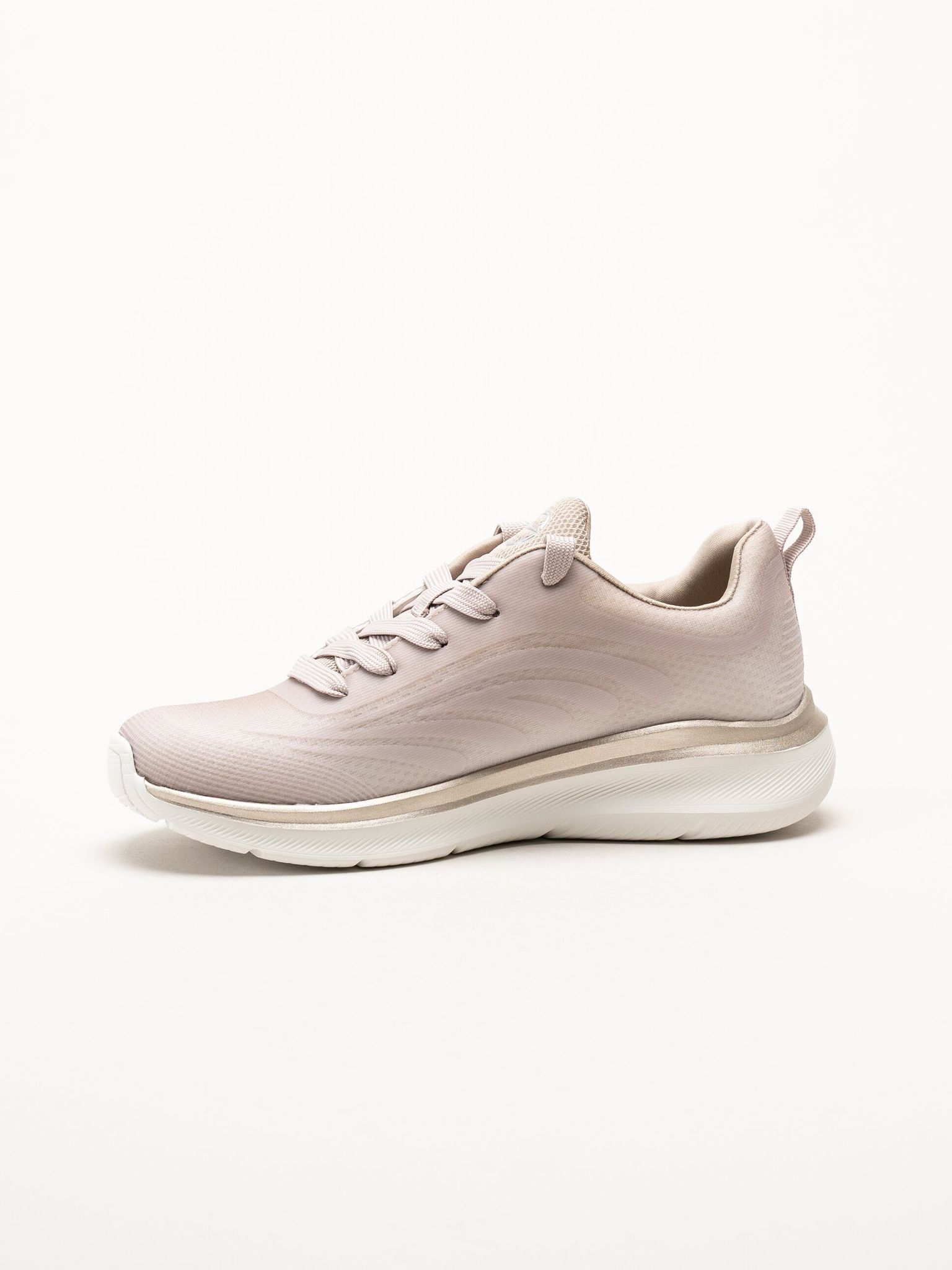 Tamaris - Wide fit - Beige sneakers i mesh
