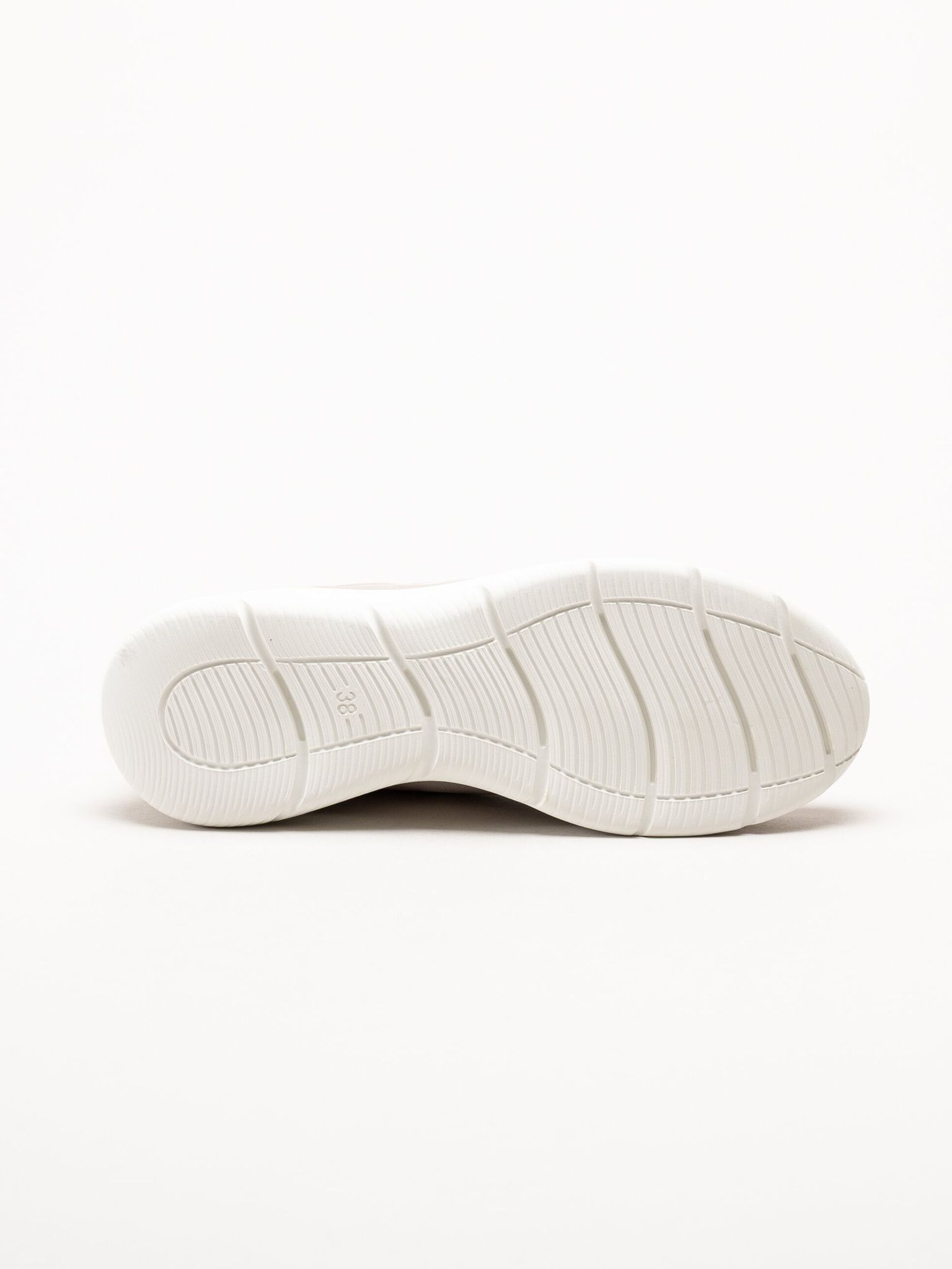 Tamaris - Wide fit - Beige sneakers i mesh
