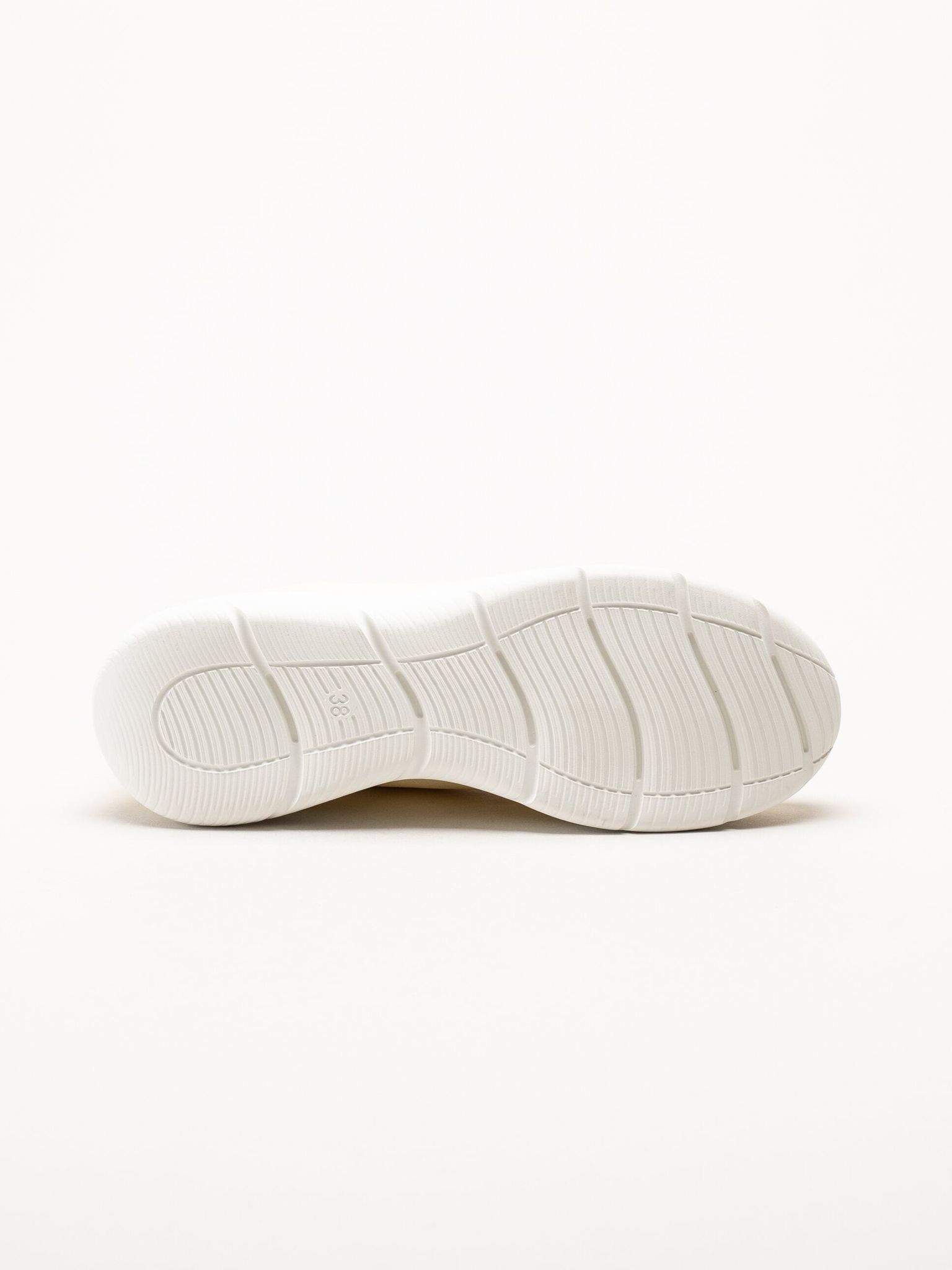 Tamaris - Wide fit - Ljusgula sneakers i mesh