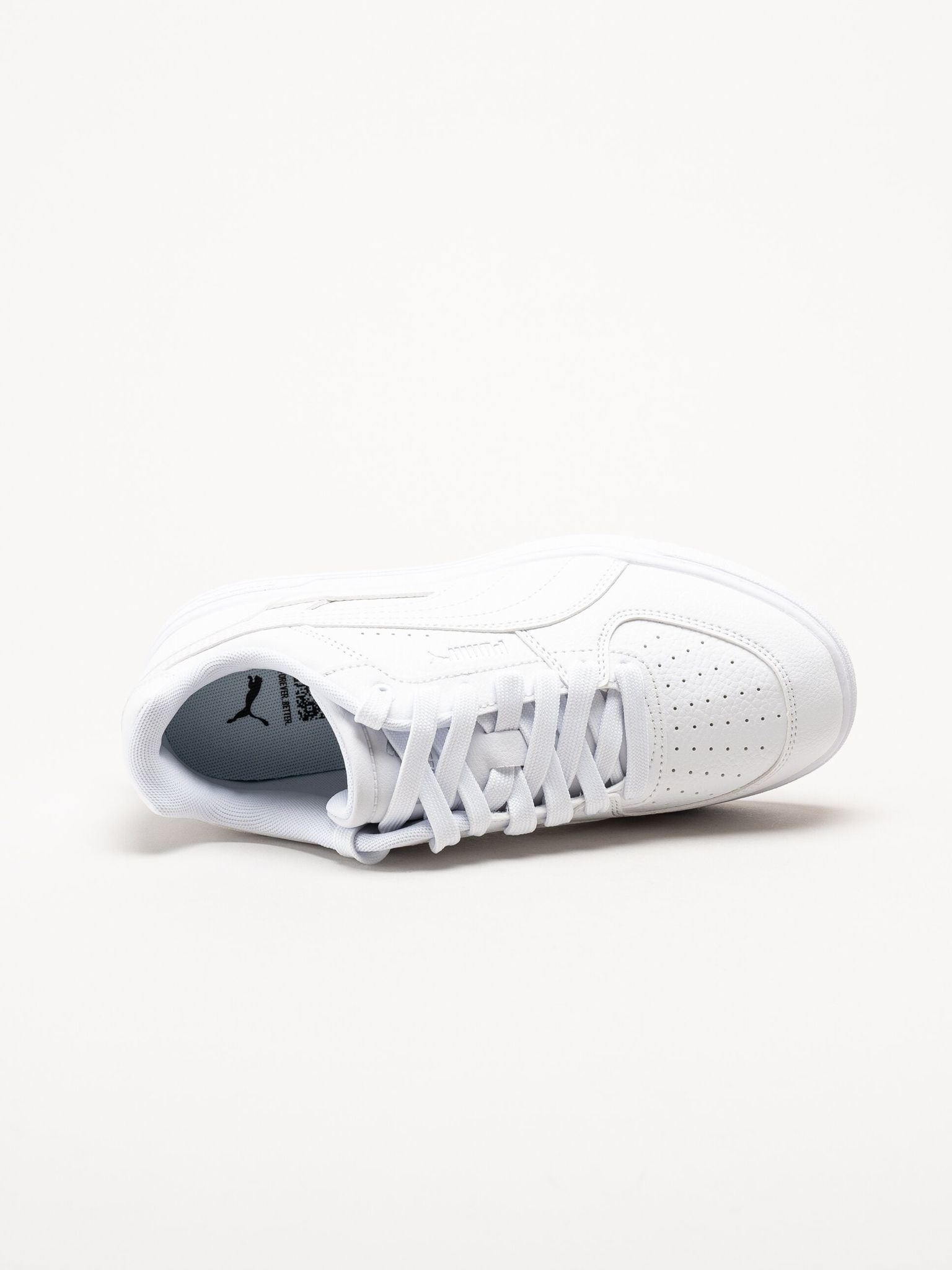 Puma - Caven III - Vita sneakers i skinnimitation