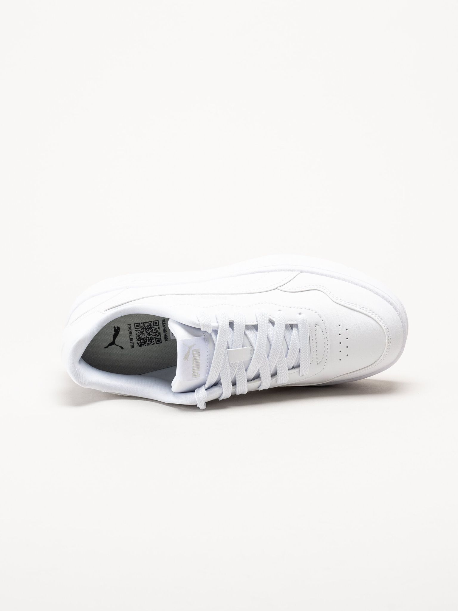 Puma - Court Lally Skye - Vita platåsneakers