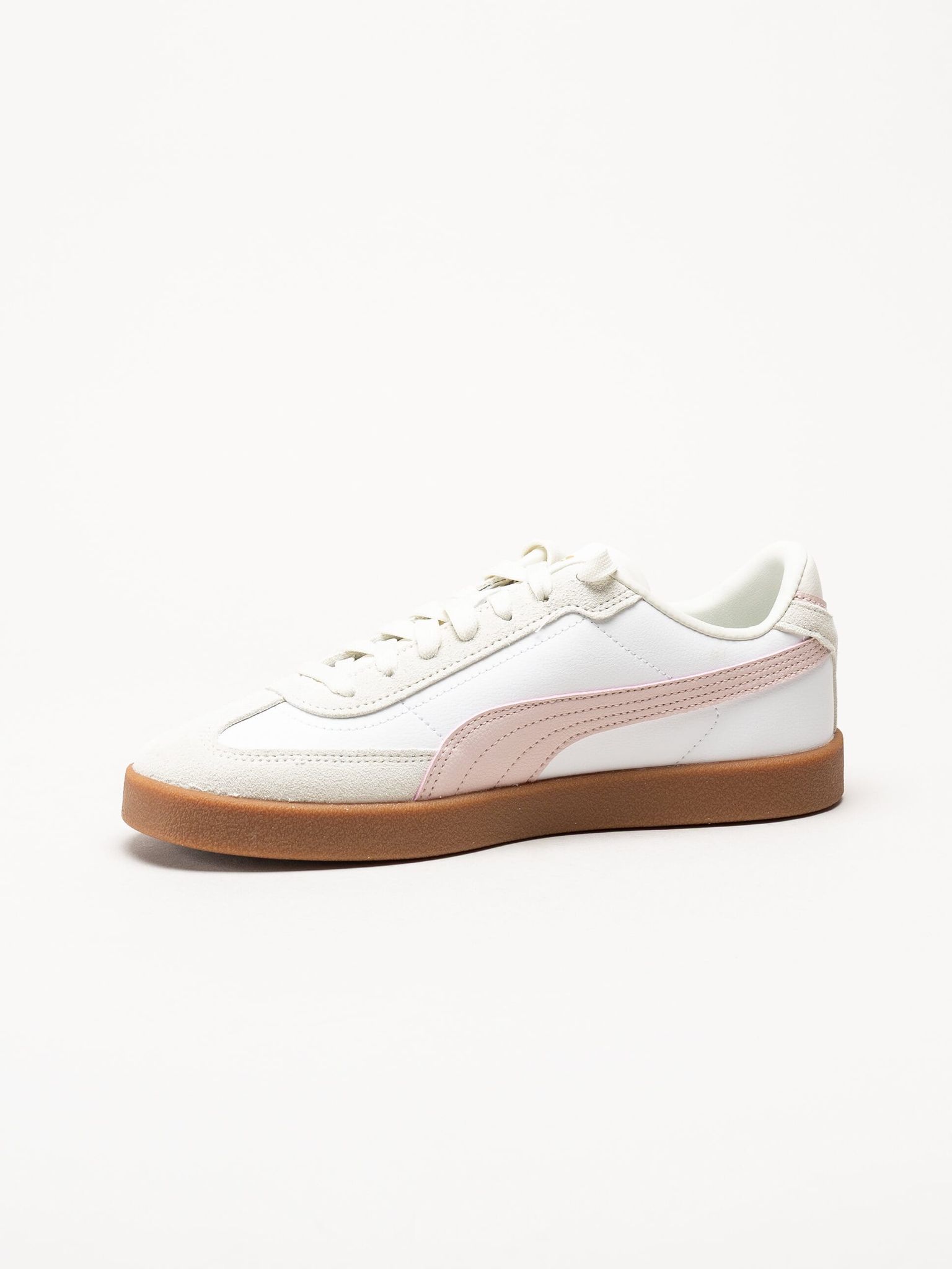 Puma - Club II Era - Vita sneakers i skinn och mocka