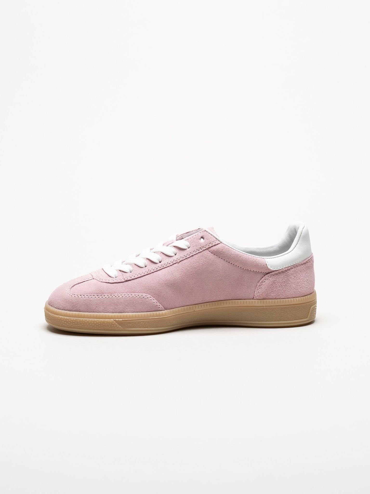 Rieker - Rosa sneakers i mocka