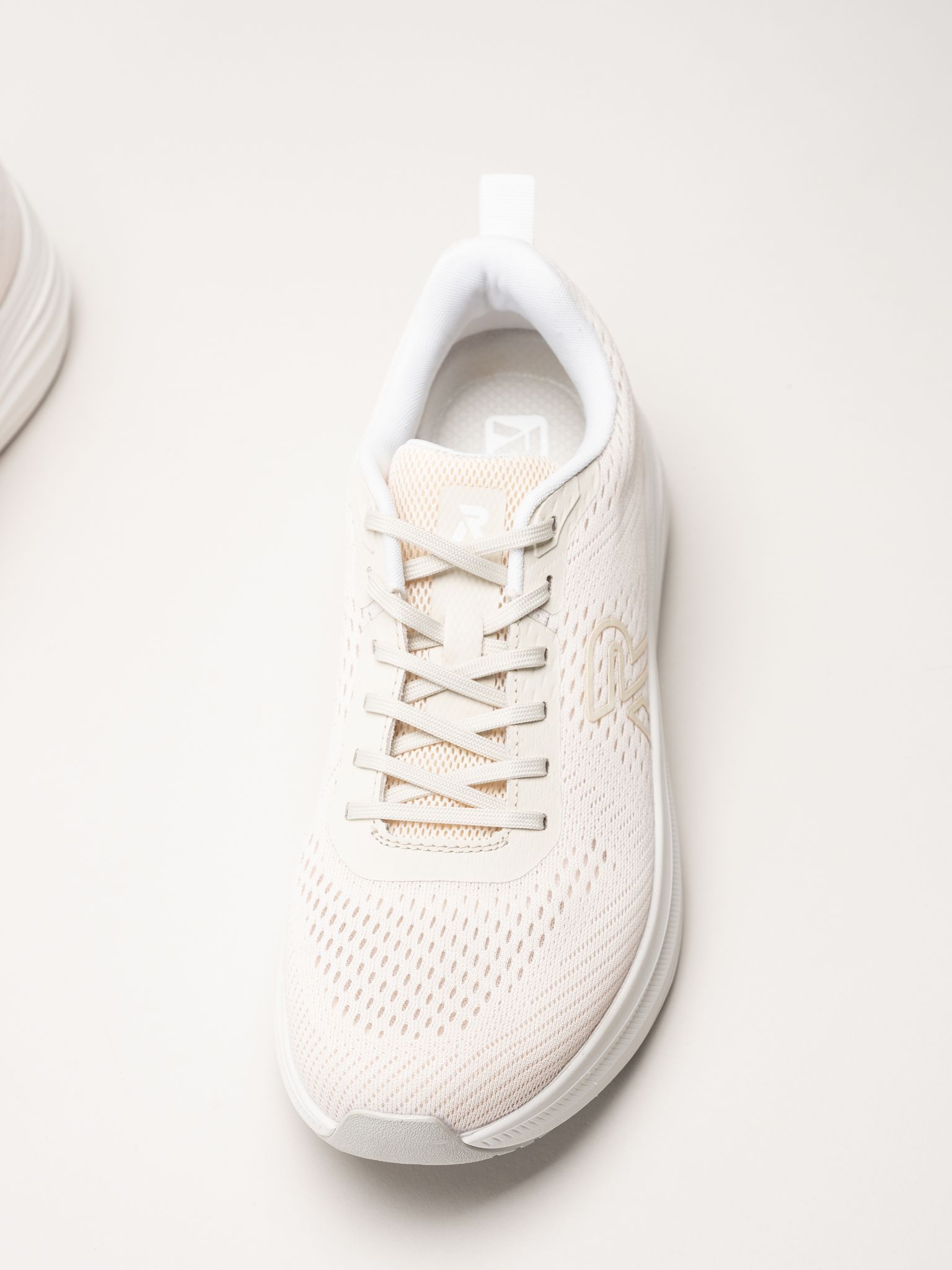 Rieker - Beige sportskor i mesh