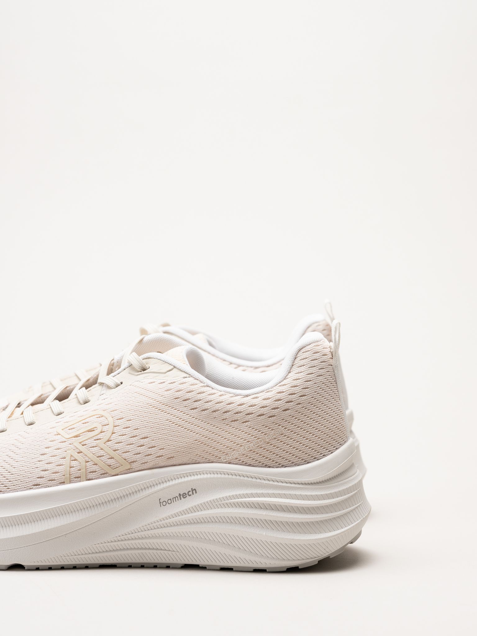 Rieker - Beige sportskor i mesh