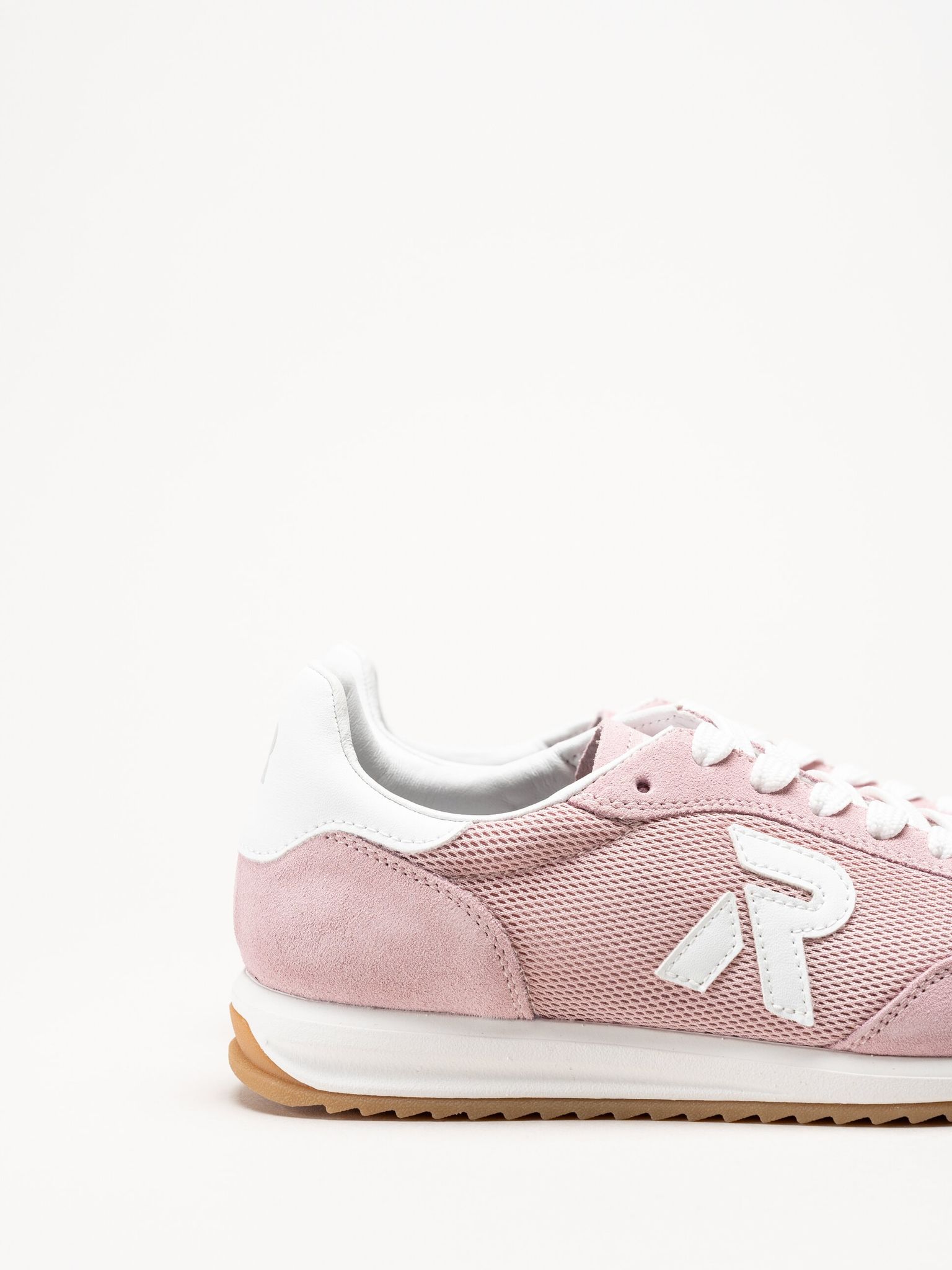 Rieker - Rosa sneakers i mocka