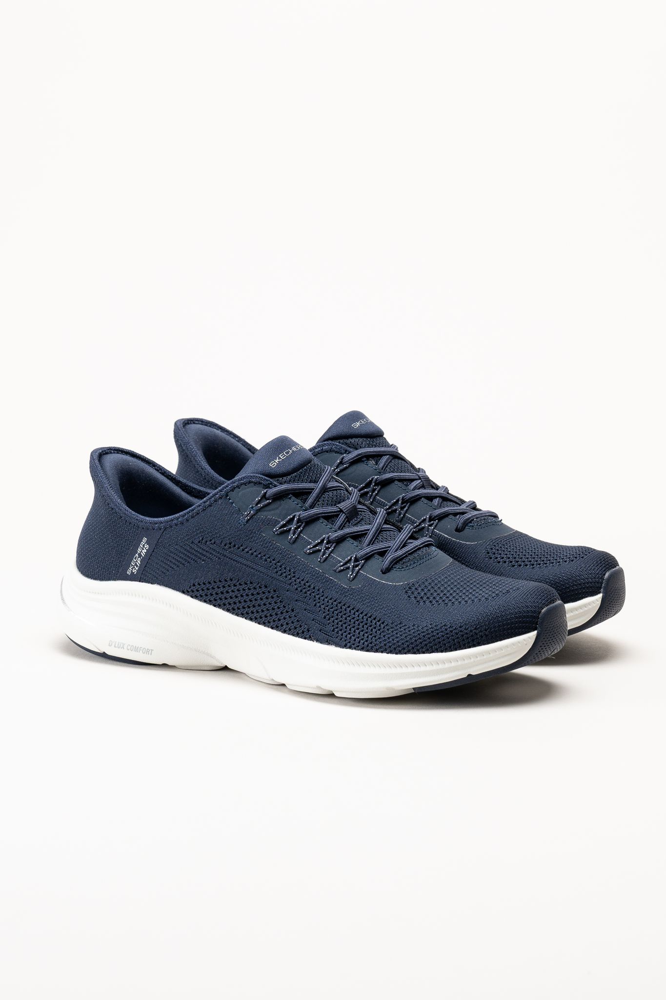 Skechers - DLux Comfort 2.0 - Supernova - Marinblå slip ins sneakers