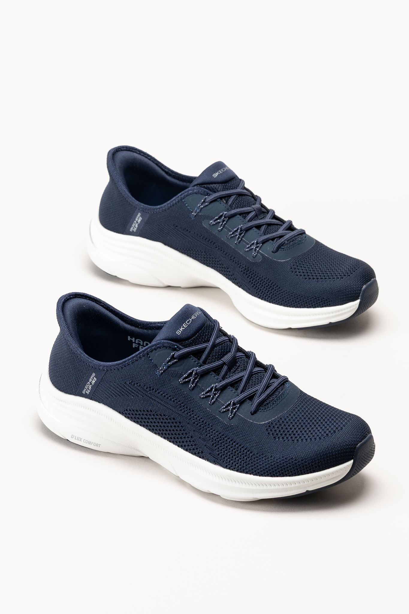 Skechers - DLux Comfort 2.0 - Supernova - Marinblå slip ins sneakers