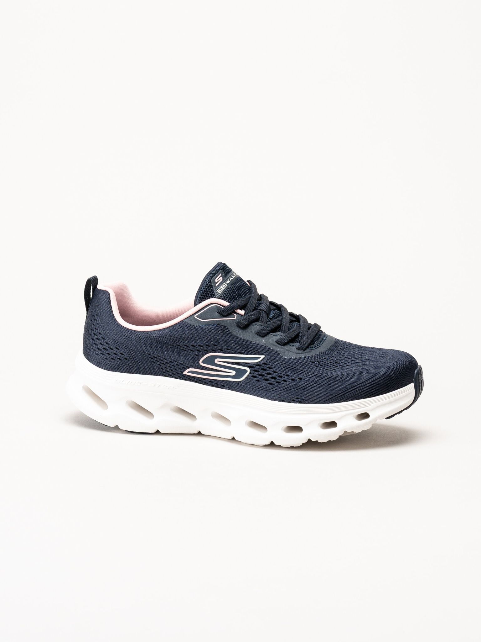 Skechers - Go Walk Glide Step 2.0 - Mörkblå sneakers i mesh