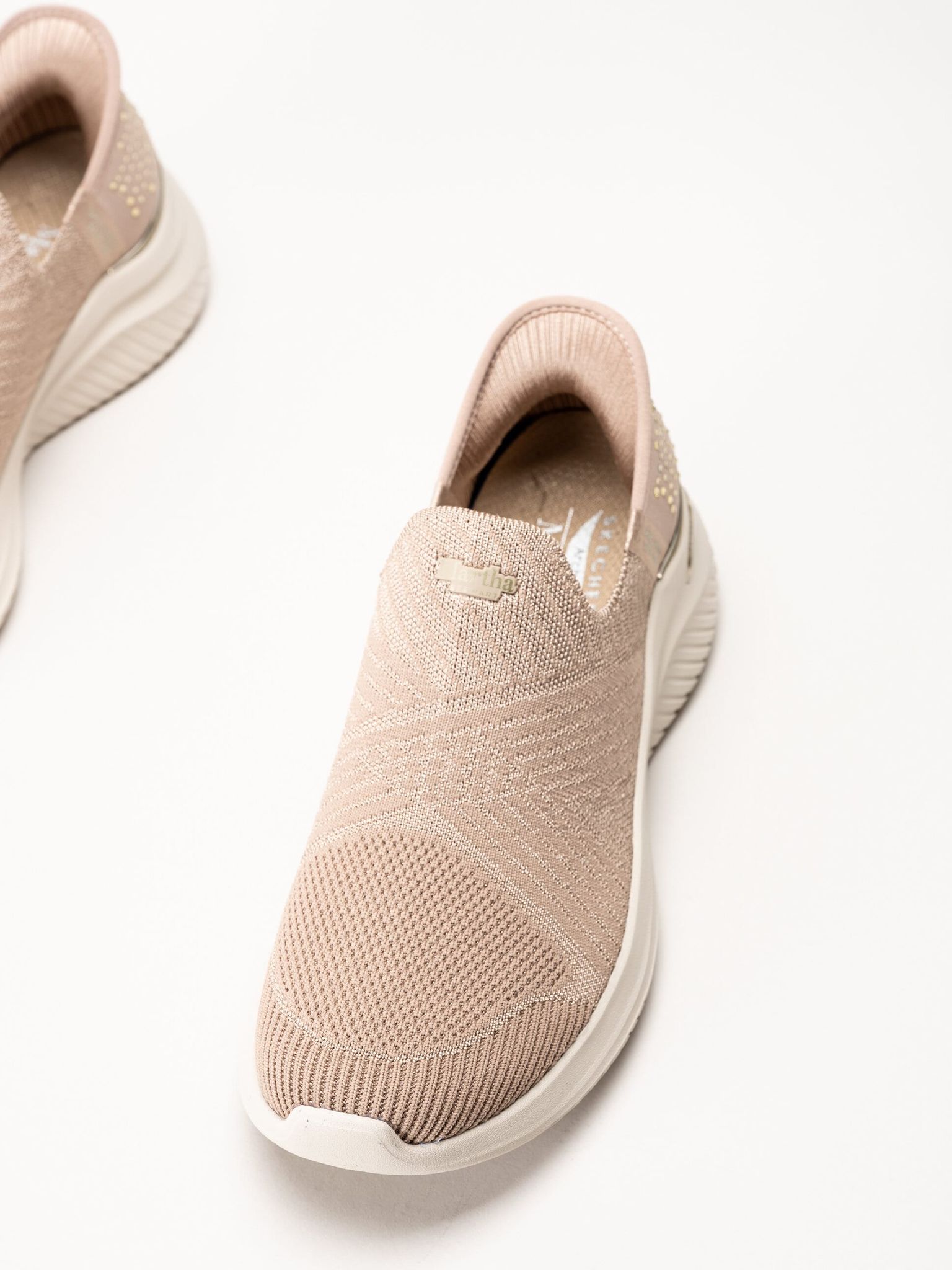 Skechers - Arch Fit Ultra Flex 3.0 Martha - Beige slip-ins sneakers