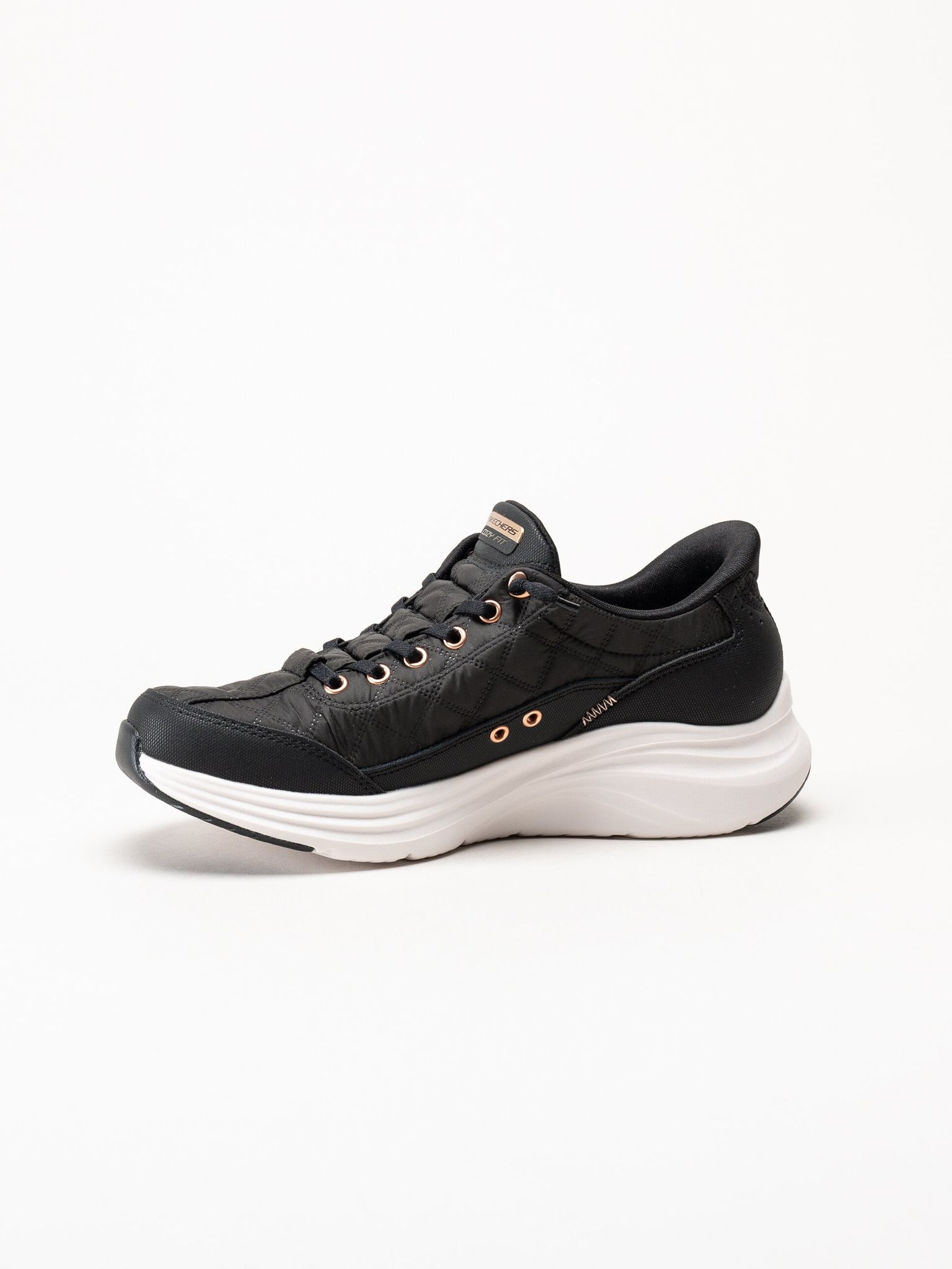 Skechers - Contour Foam Golden Hour - Svarta slip-ins sneakers