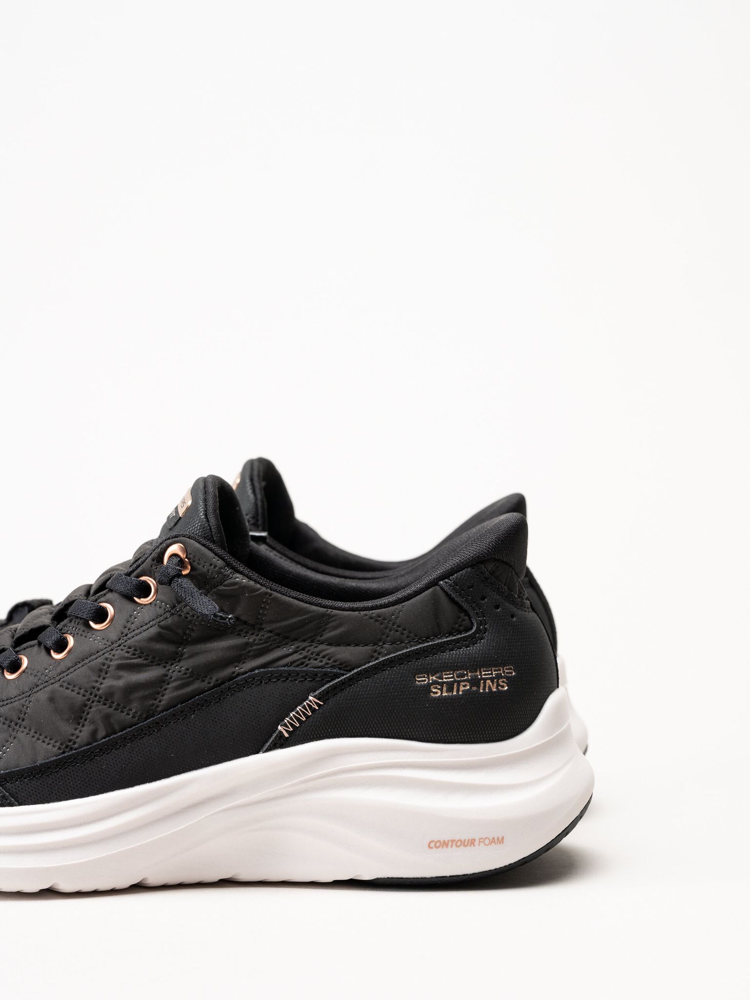 Skechers - Contour Foam Golden Hour - Svarta slip-ins sneakers