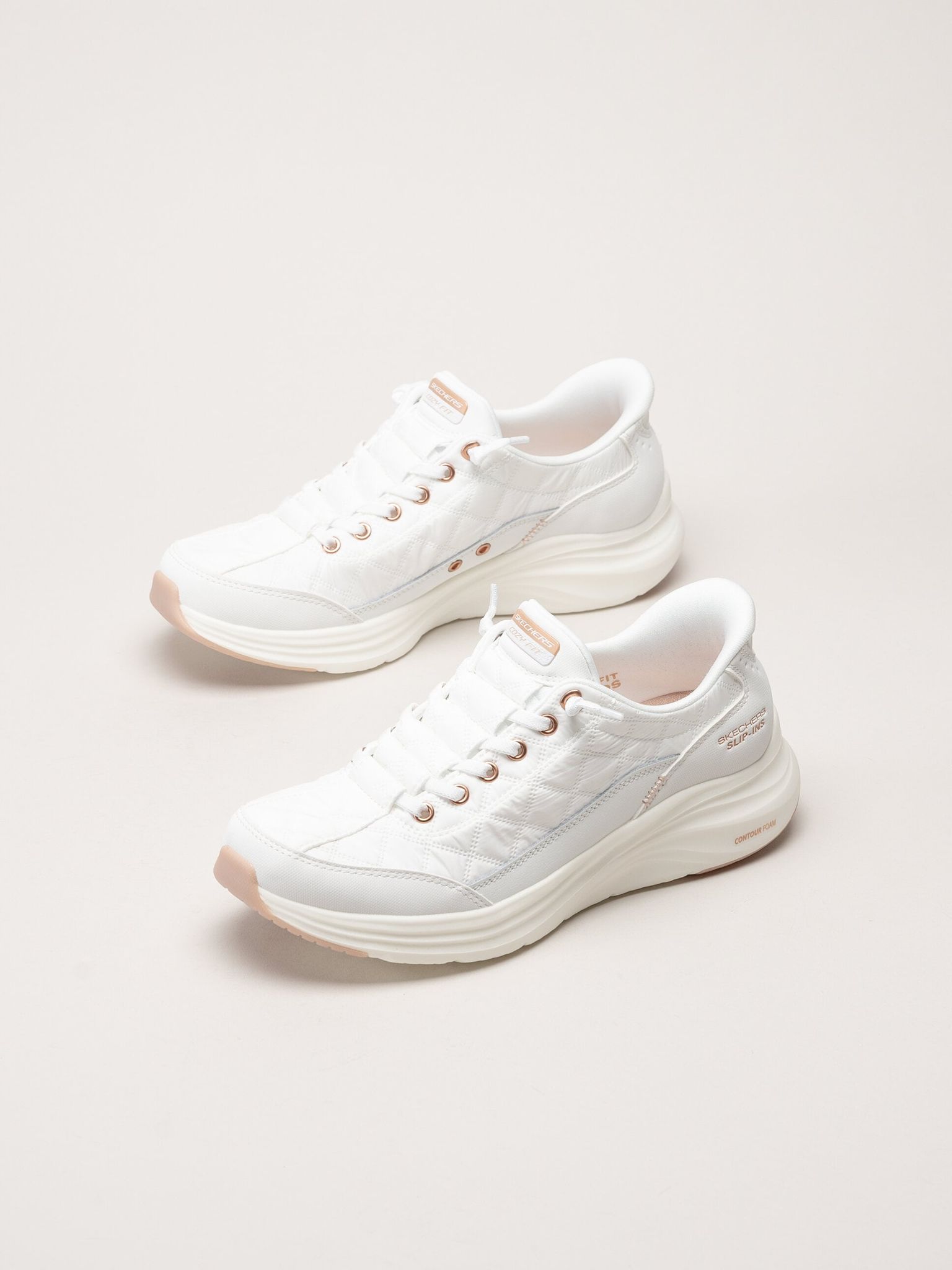 Skechers - Contour Foam Golden Hour - Vita slip-ins sneakers