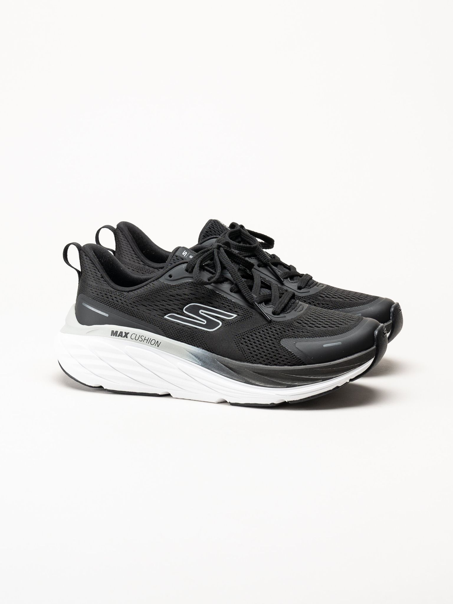 Skechers - Max Cushioning Elite 3 - Svarta sportskor i mesh