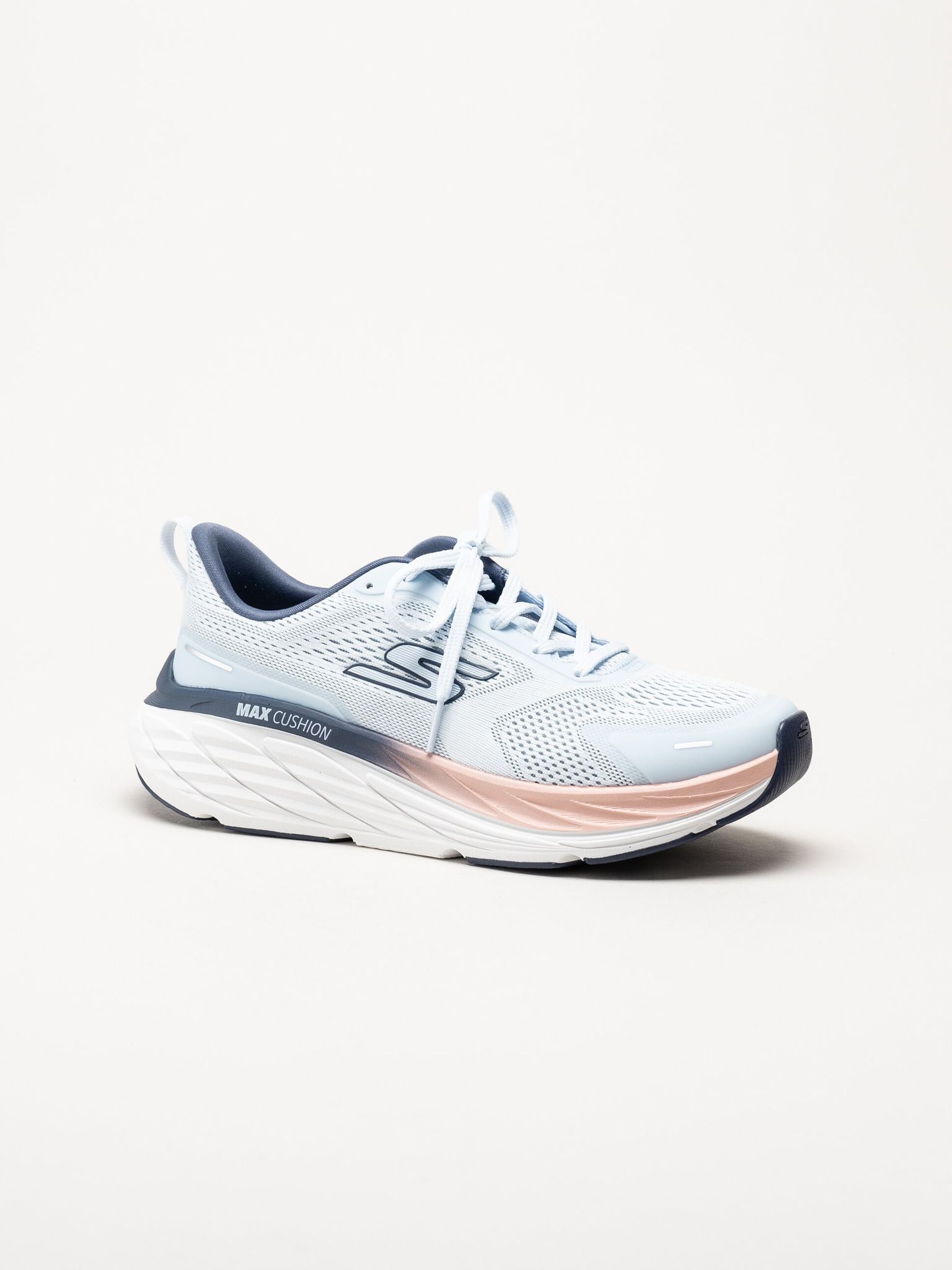 Skechers - Max Cushioning Elite 3 - Ljusblå sportskor i mesh