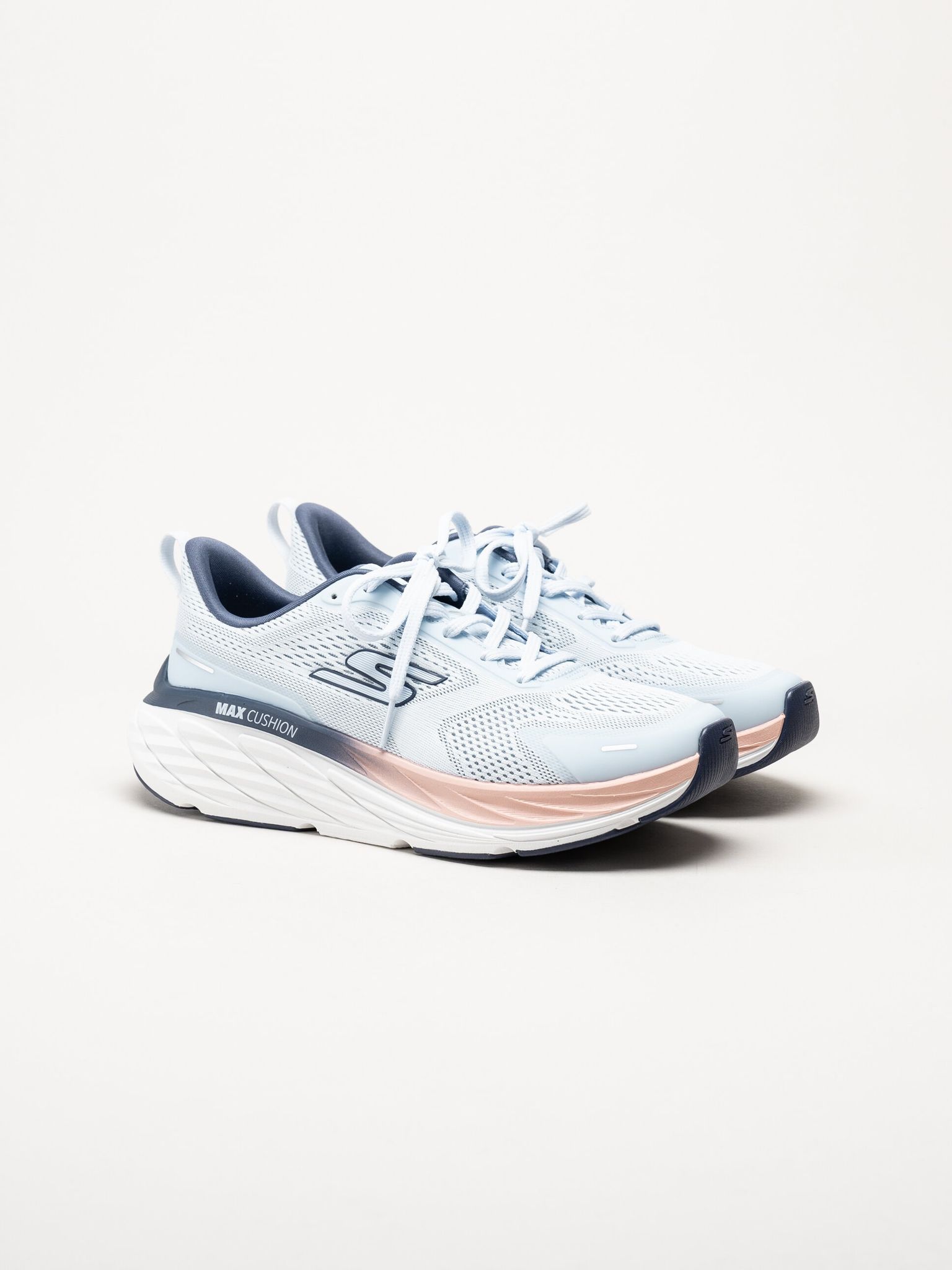 Skechers - Max Cushioning Elite 3 - Ljusblå sportskor i mesh