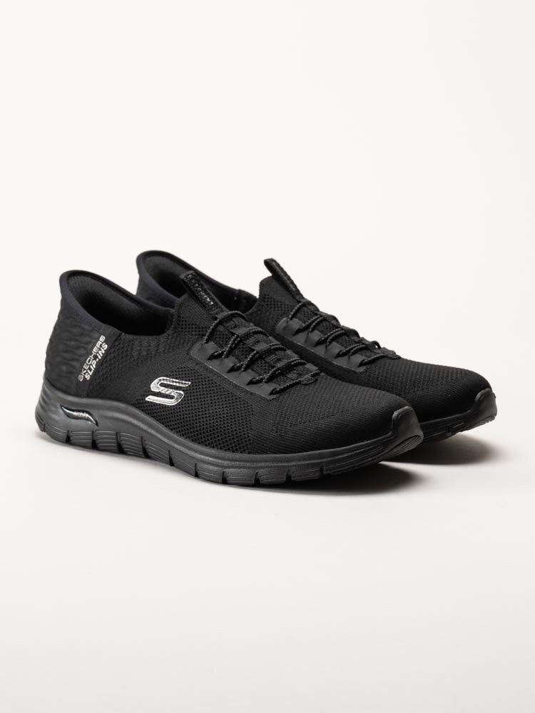 Skechers - Arch Fit Vista - Svarta slip-ins sneakers