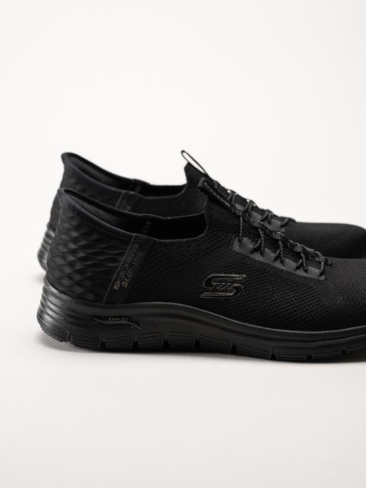 Skechers - Arch Fit Vista - Svarta slip-ins sneakers