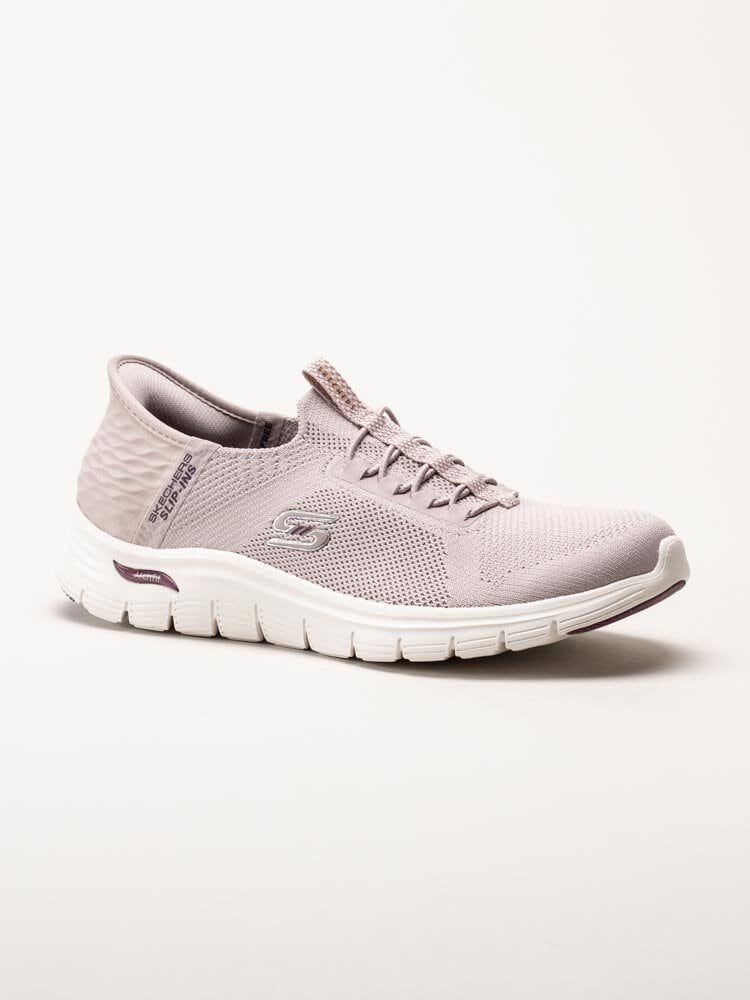 Skechers - Arch Fit Vista - Ljuslila slip-ins sneakers i mesh