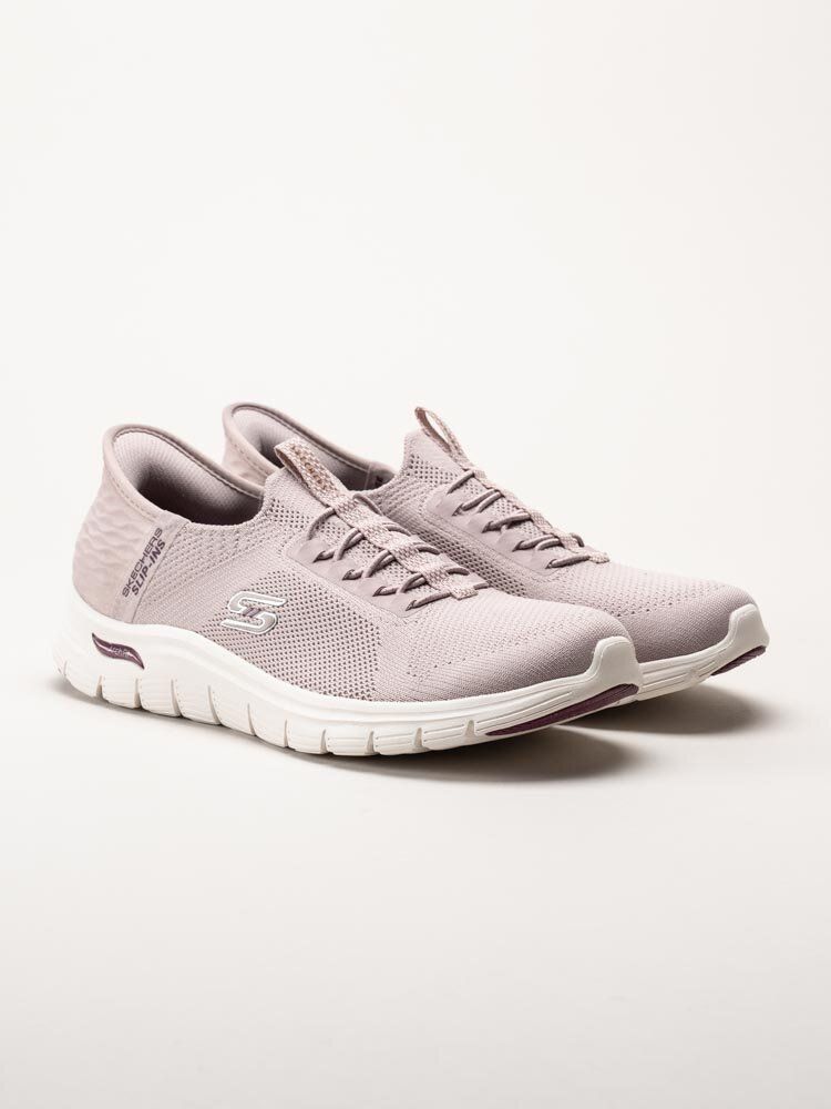 Skechers - Arch Fit Vista - Ljuslila slip-ins sneakers i mesh