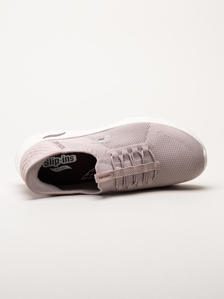 Skechers - Arch Fit Vista - Ljuslila slip-ins sneakers i mesh