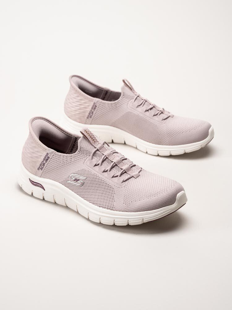 Skechers - Arch Fit Vista - Ljuslila slip-ins sneakers i mesh