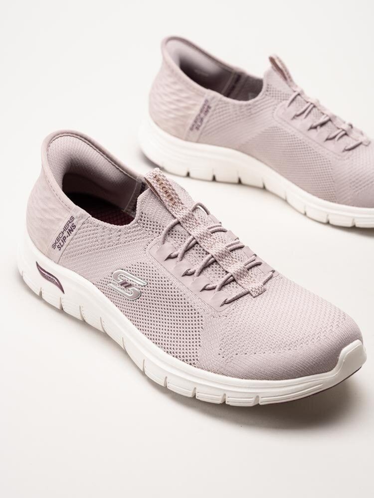 Skechers - Arch Fit Vista - Ljuslila slip-ins sneakers i mesh